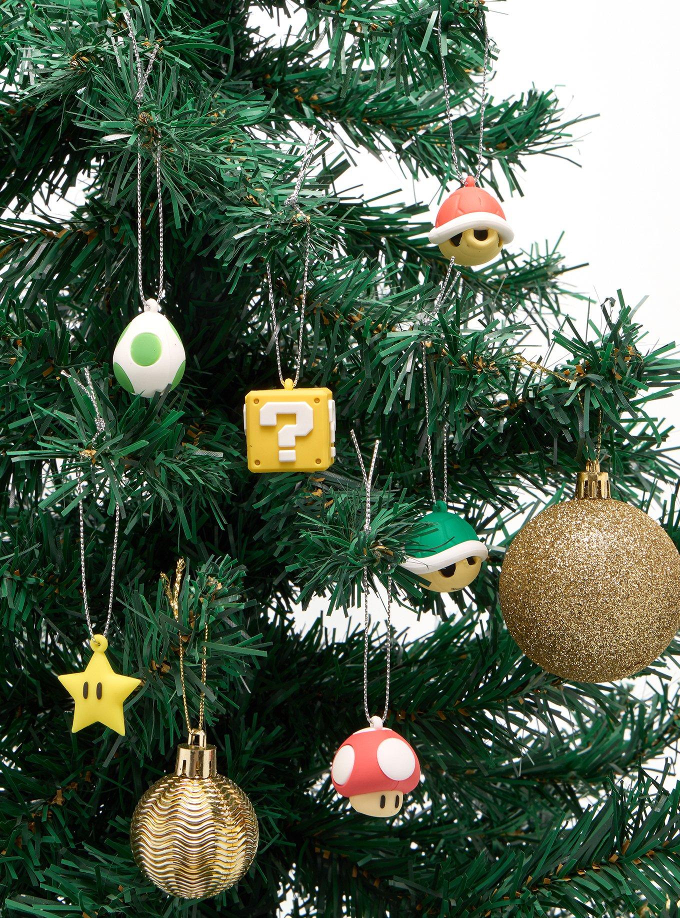 Hallmark Nintendo Super Mario Items Mini Ornament Set