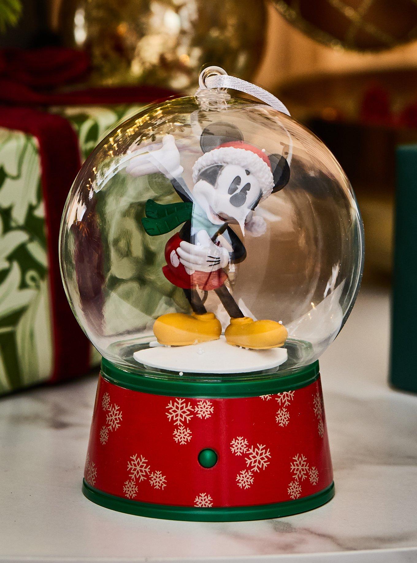 Disney Mickey Mouse Snow Globe Musical Ornament, , alternate - view 3