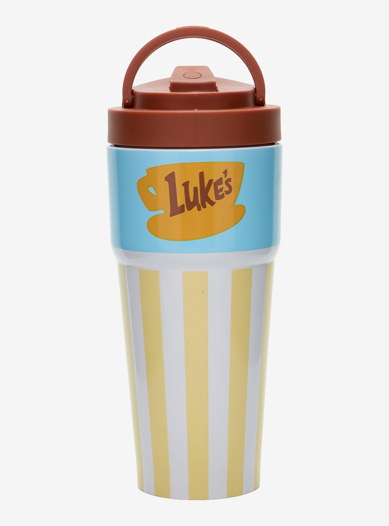 Gilmore Girls Luke's Diner Stainless Steel Travel Cup With Stickers, , alternate - view 2