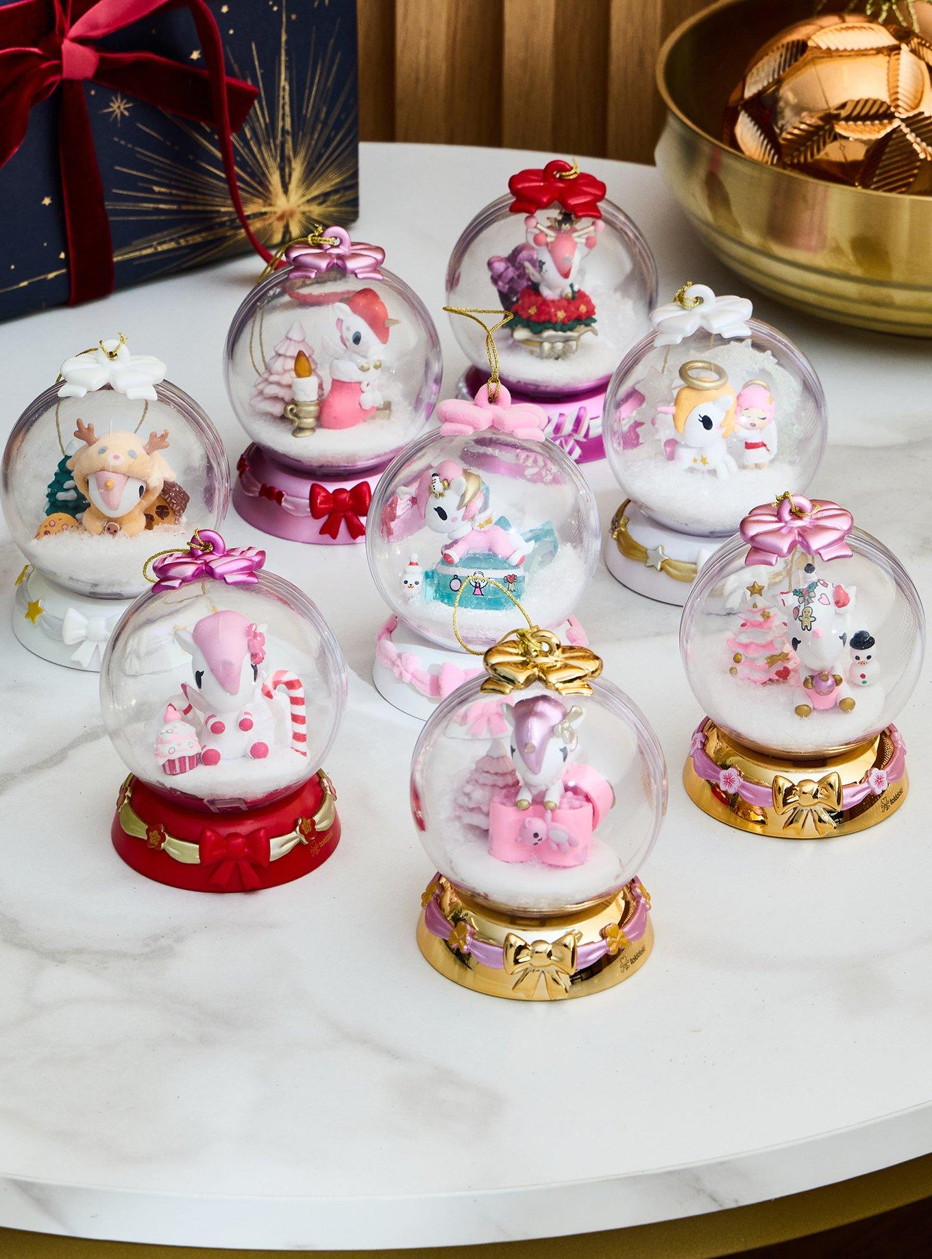 tokidoki Unicorno Holiday Sparkle Blind Box Snow Globe Ornaments, , alternate - view 3