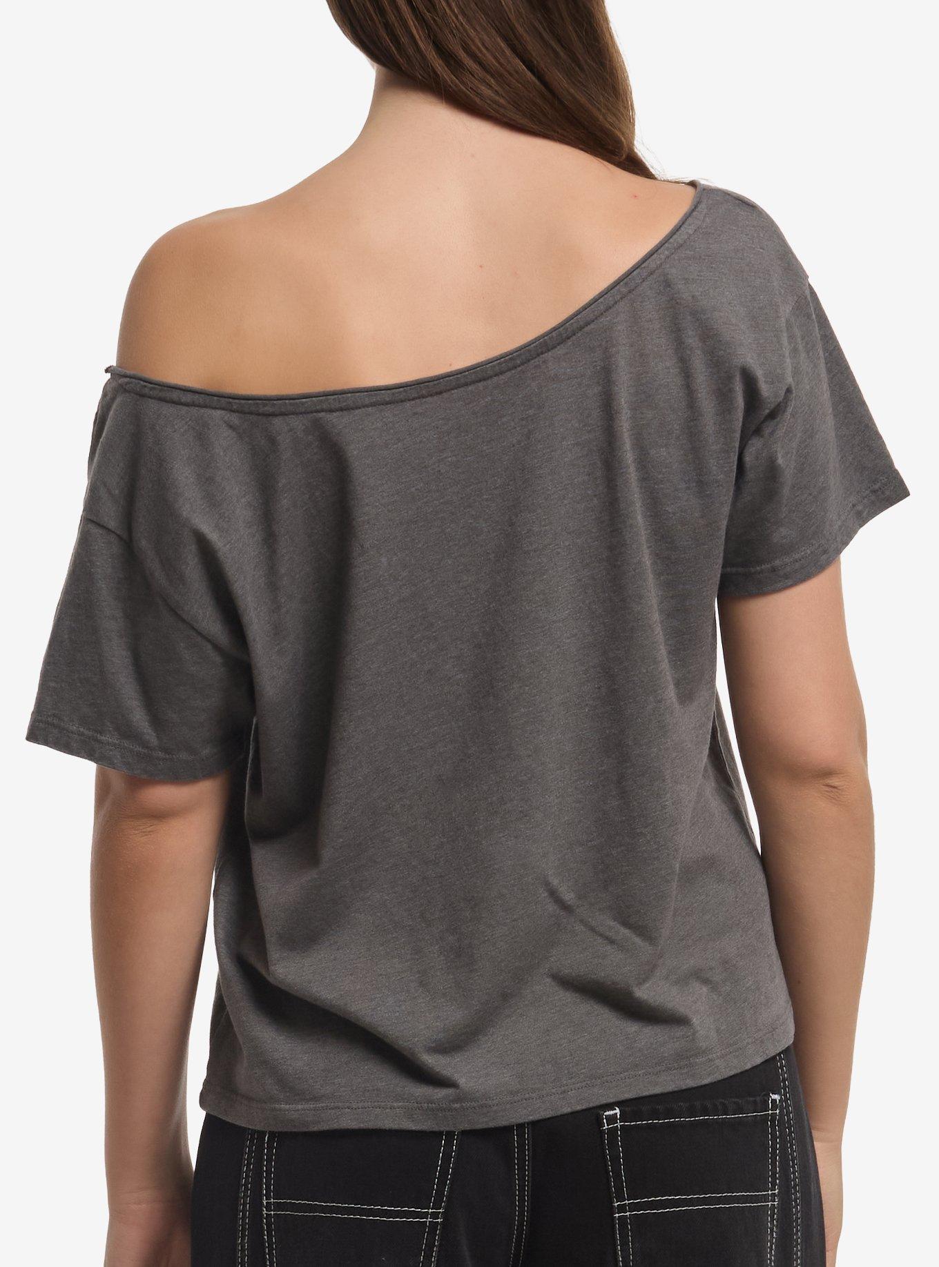 Ghost House Girls Off-Shoulder T-Shirt By Guild Of Calamity, MULTI, alternate - view 3