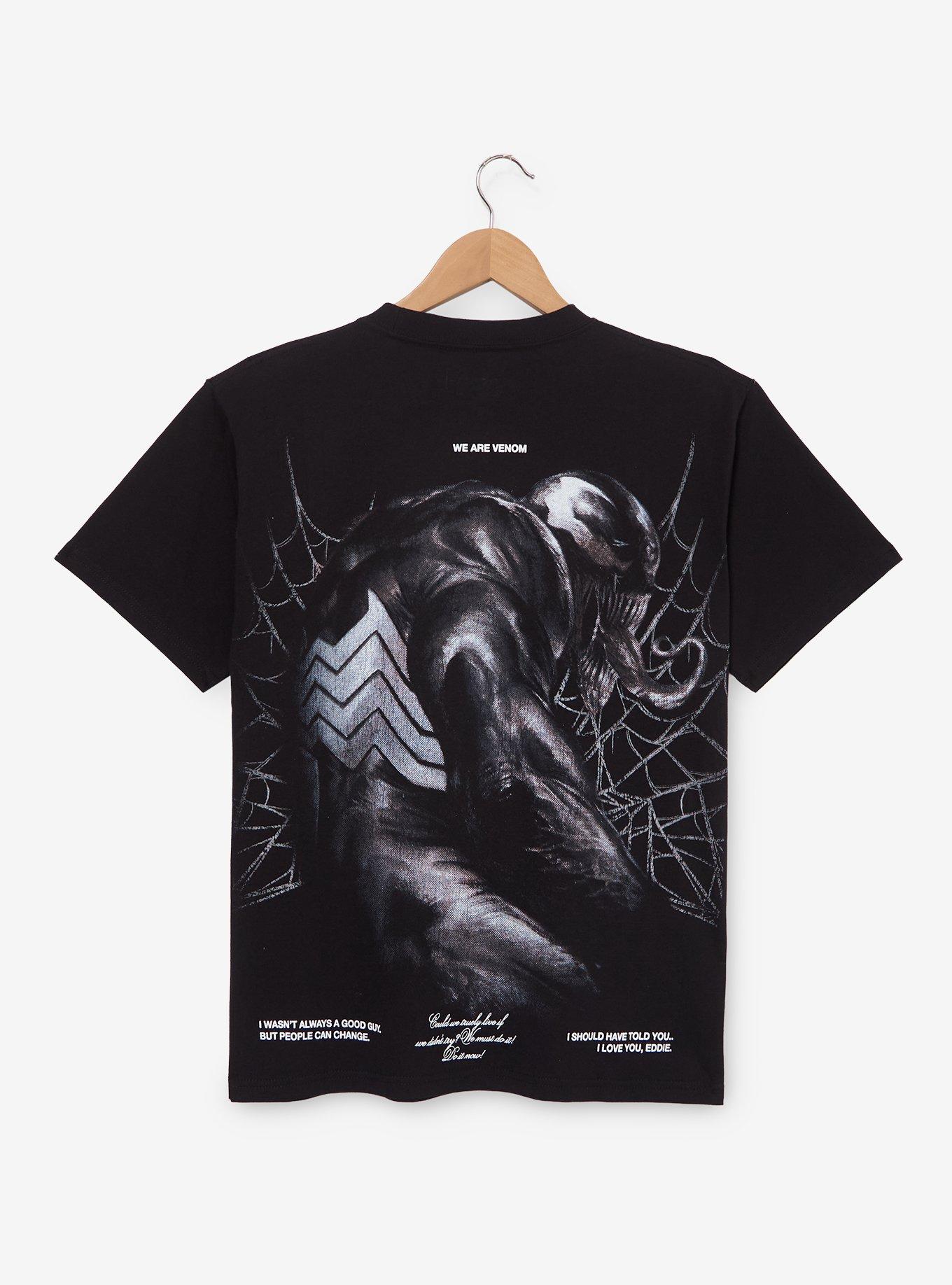 Marvel Venom Spiderweb Portrait T Shirt - BoxLunch Exclusive
