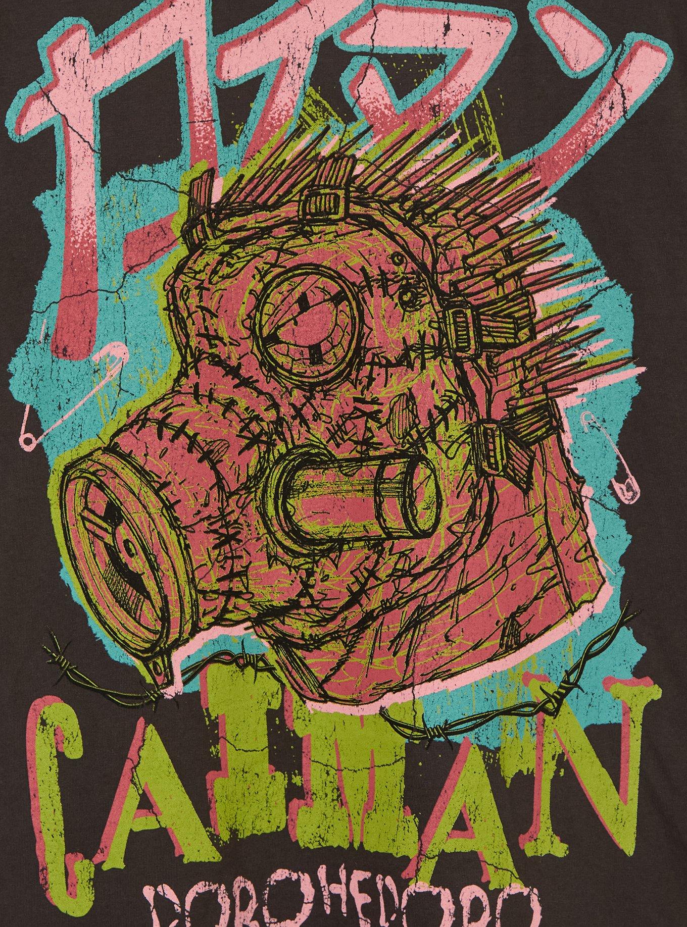 Dorohedoro Caiman Tonal Portrait T-Shirt - BoxLunch Exclusive, BLACK, alternate - view 3