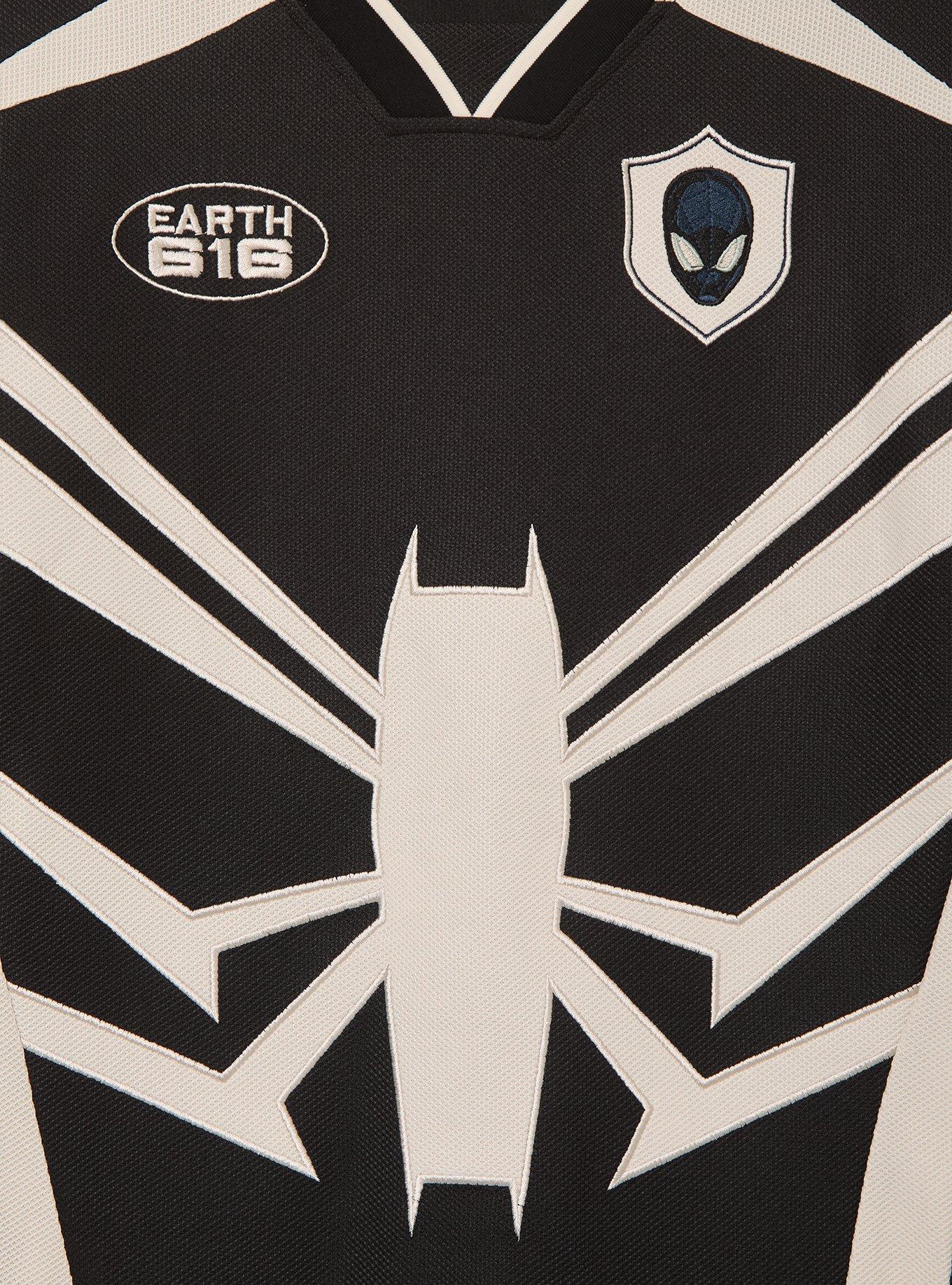 Marvel Spider-Man Black Suit Hockey Jersey - BoxLunch Exclusive, BLACK, alternate - view 3