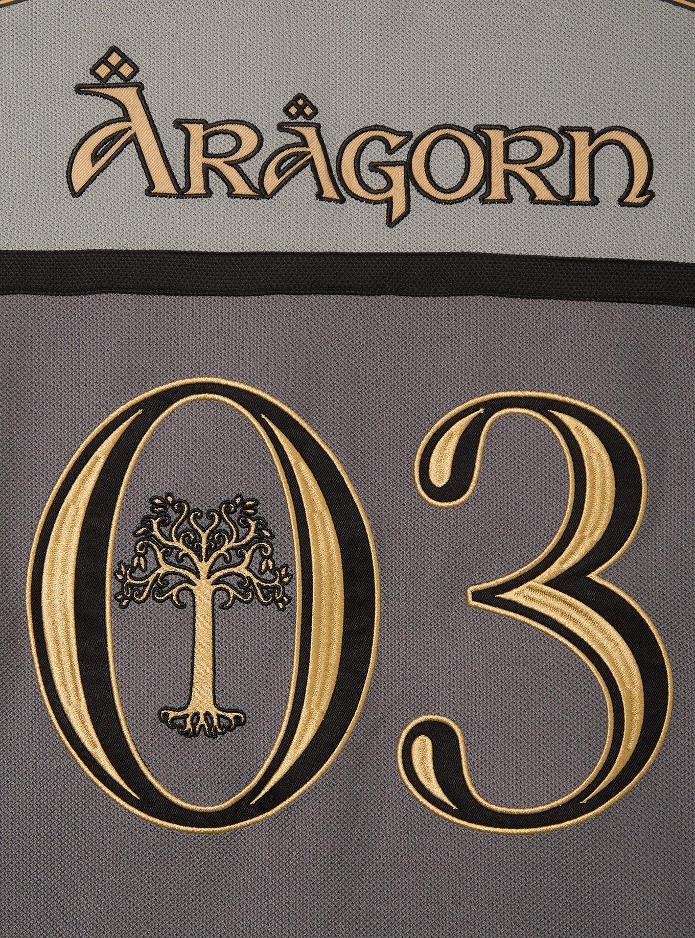 The Lord of The Rings Aragorn Hockey Jersey - BoxLunch Exclusive, GREEN, alternate - view 4