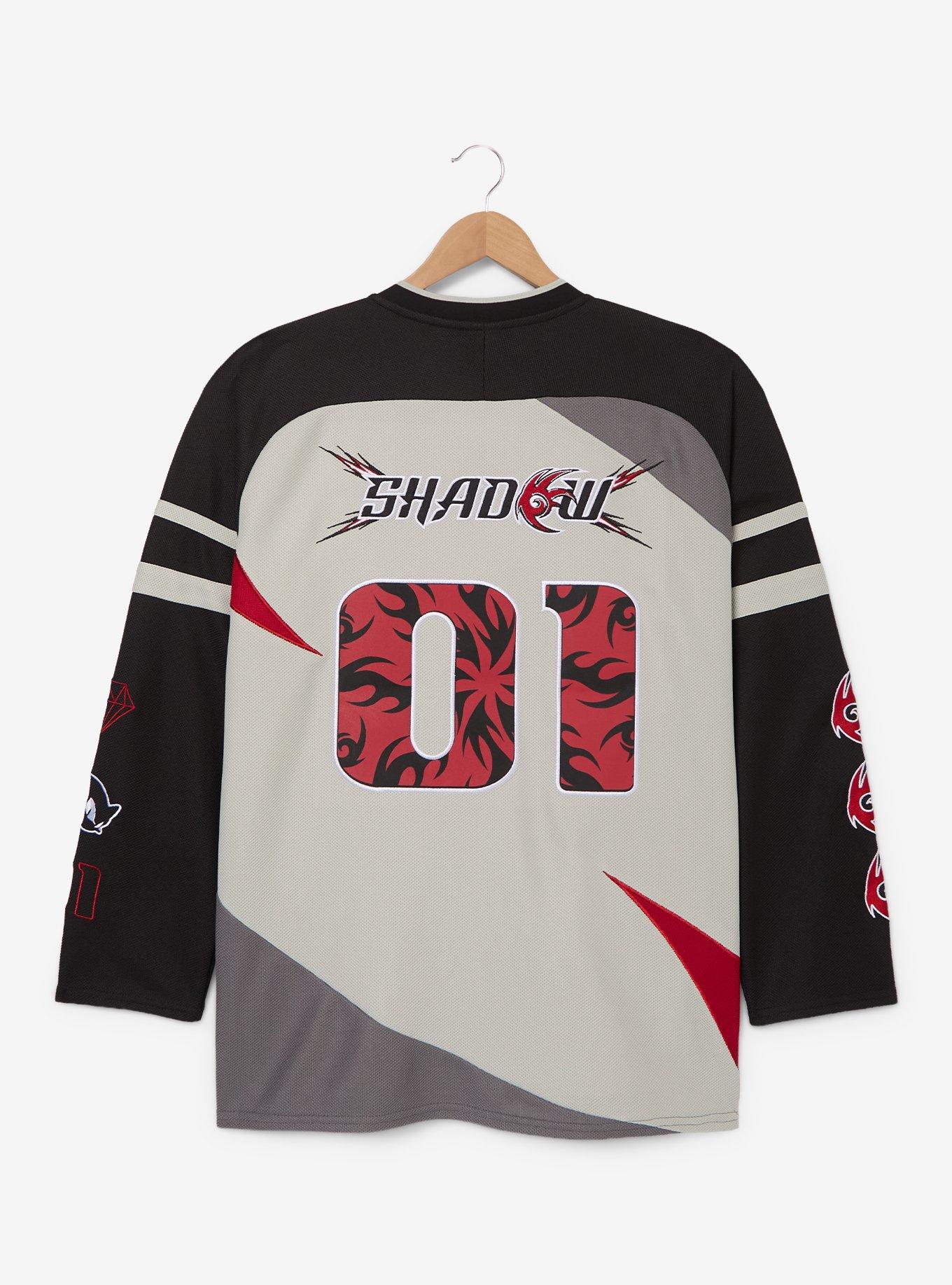 Sonic the Hedgehog Shadow Hockey Jersey - BoxLunch Exclusive, GREY, alternate - view 2