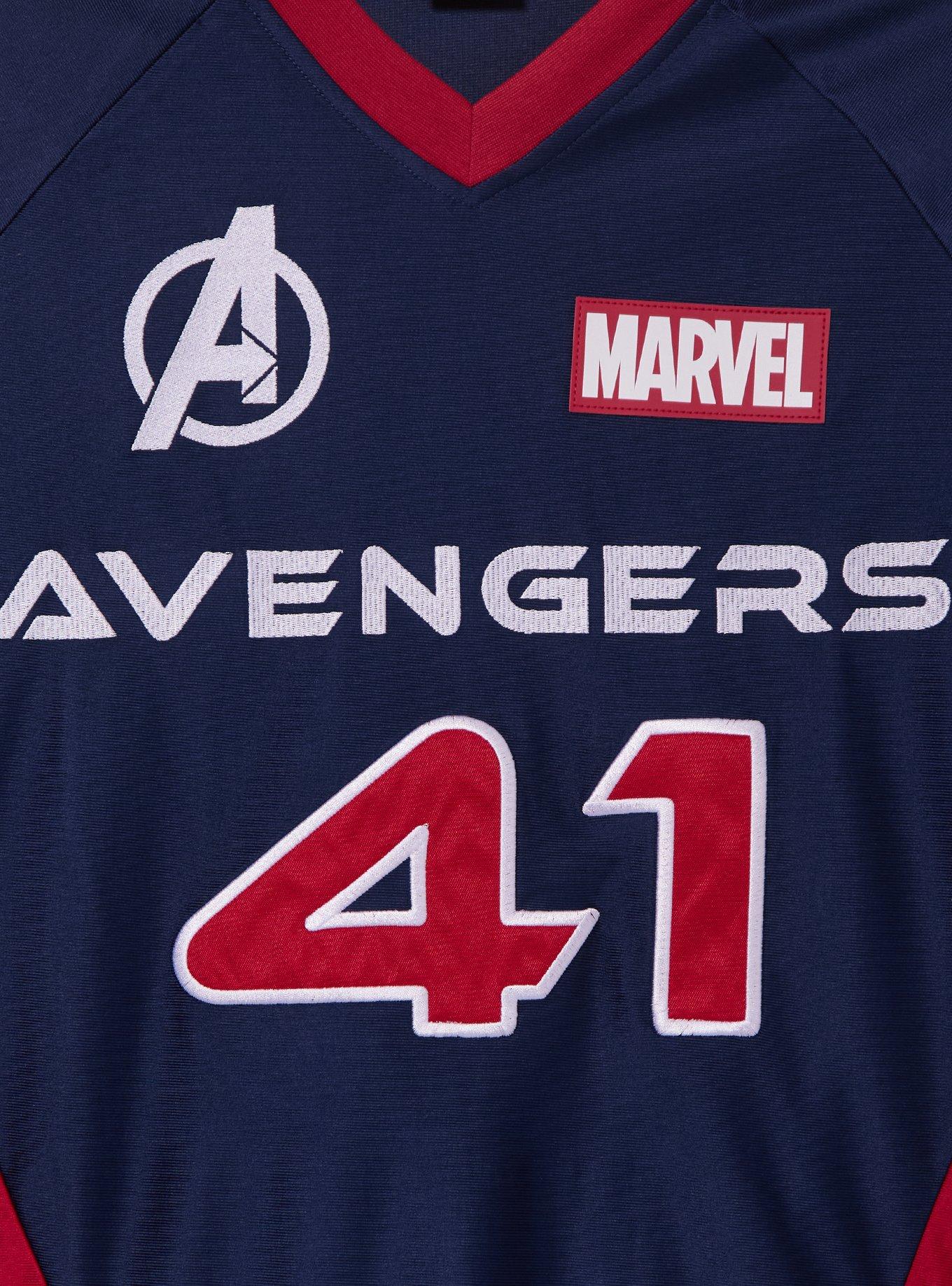 Marvel Avengers Captain America Football Jersey - BoxLunch Exclusive