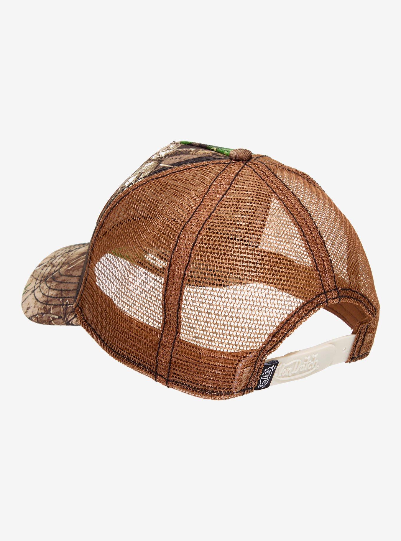 Von Dutch Camo Trucker Ball Cap, , alternate - view 3