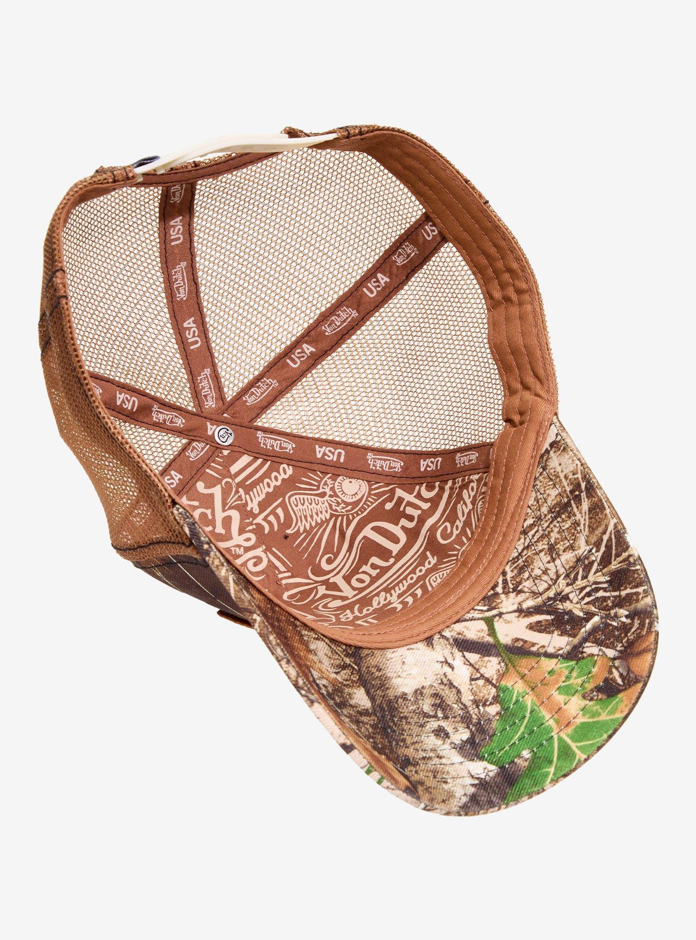 Von Dutch Camo Trucker Ball Cap, , alternate - view 4