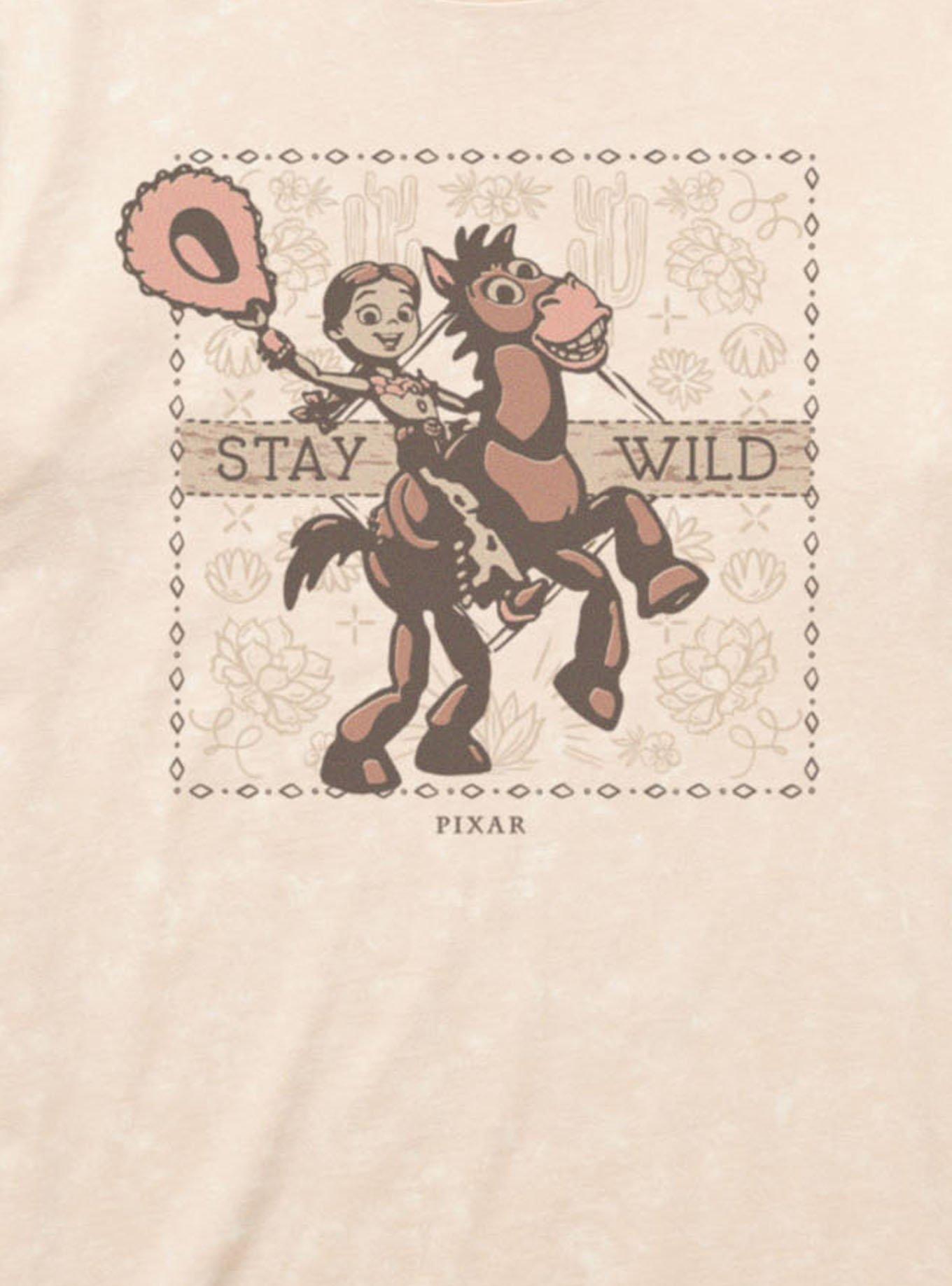 Disney Pixar Toy Story 5 Stay Wild Jessie And Bullseye Mineral Wash T-Shirt Her Universe Exclusive, , hi-res