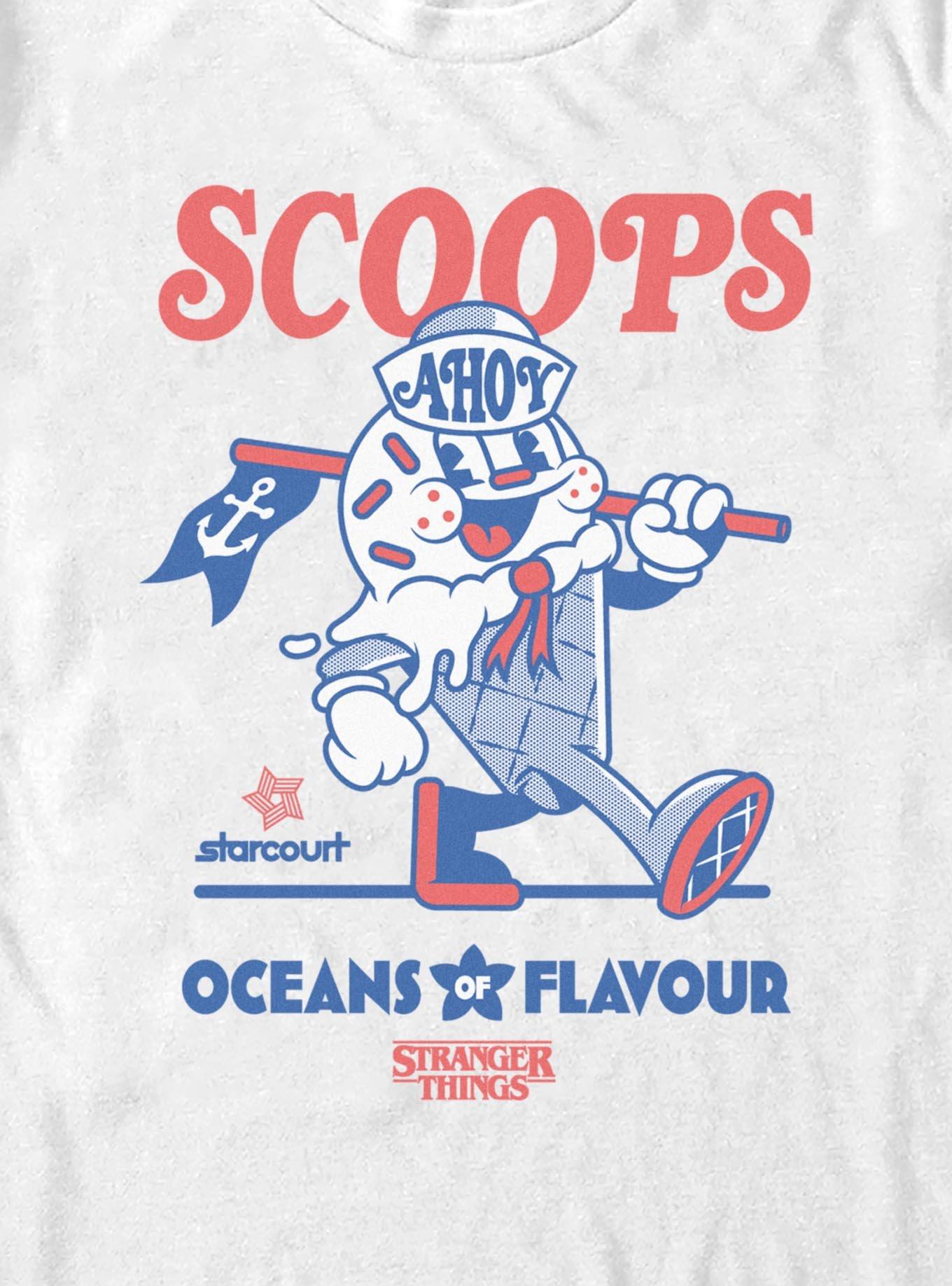 Stranger Things Scoops Oceans Of Flavour T-Shirt, , hi-res