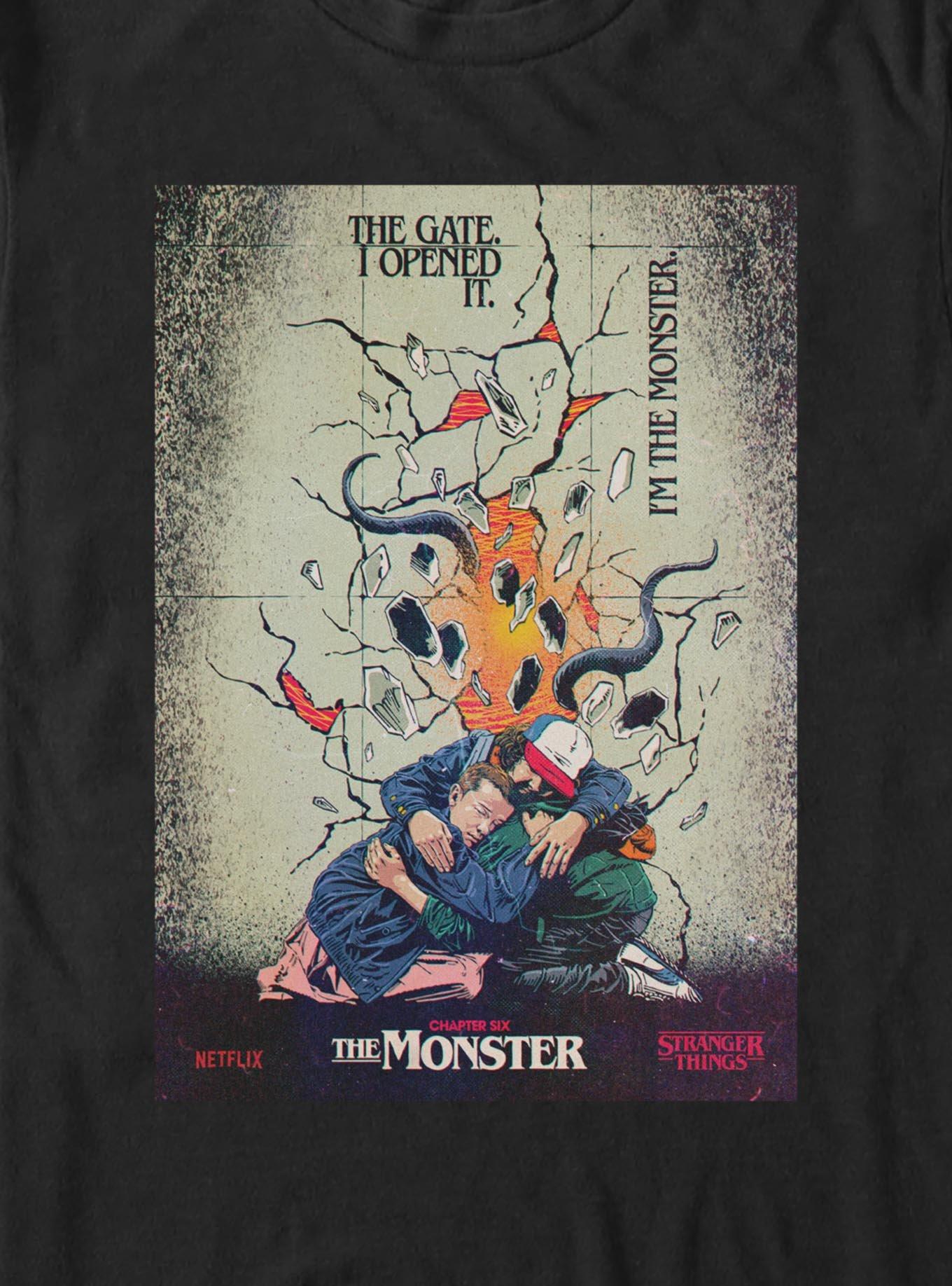 Stranger Things The Gate Was Opened T-Shirt, , hi-res