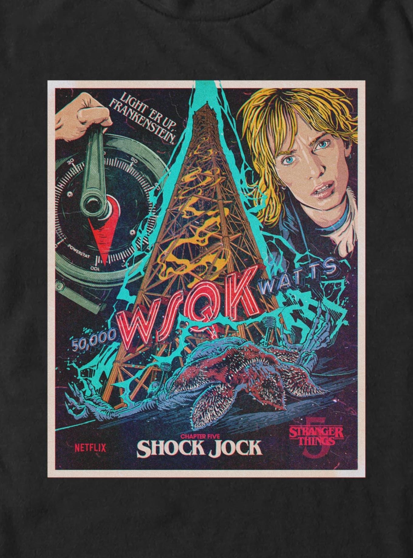 Stranger Things Shock Jock T-Shirt, , hi-res