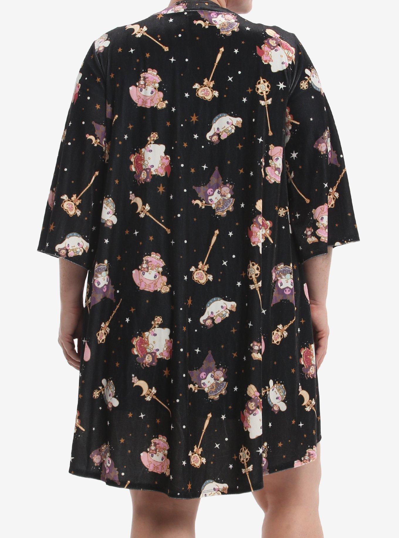 Hello Kitty And Friends Magic Wand Velvet Girls Duster Plus Size, MULTI, alternate - view 3