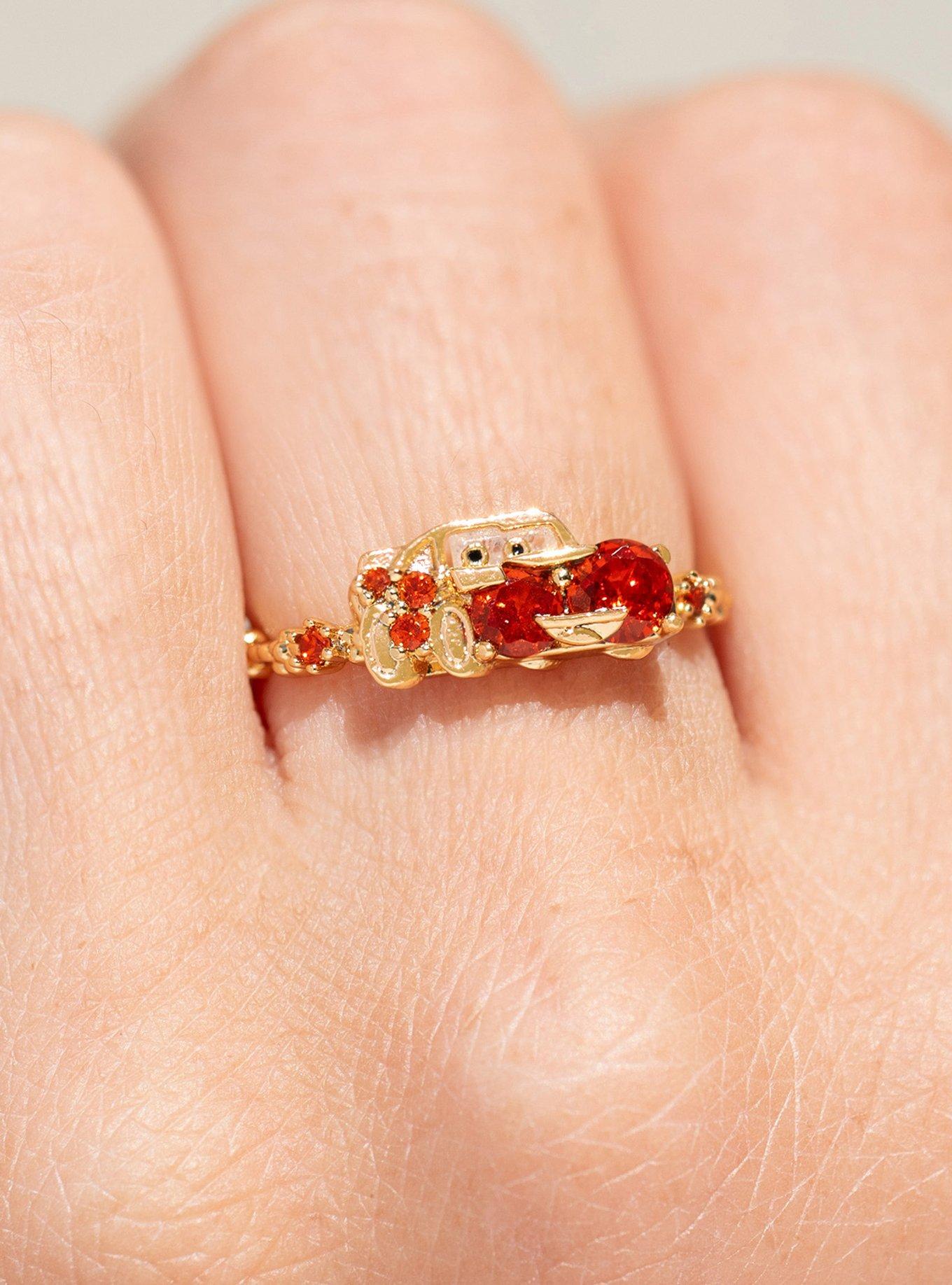 Girls Crew Disney Pixar Cars Lightning McQueen Ring, , hi-res