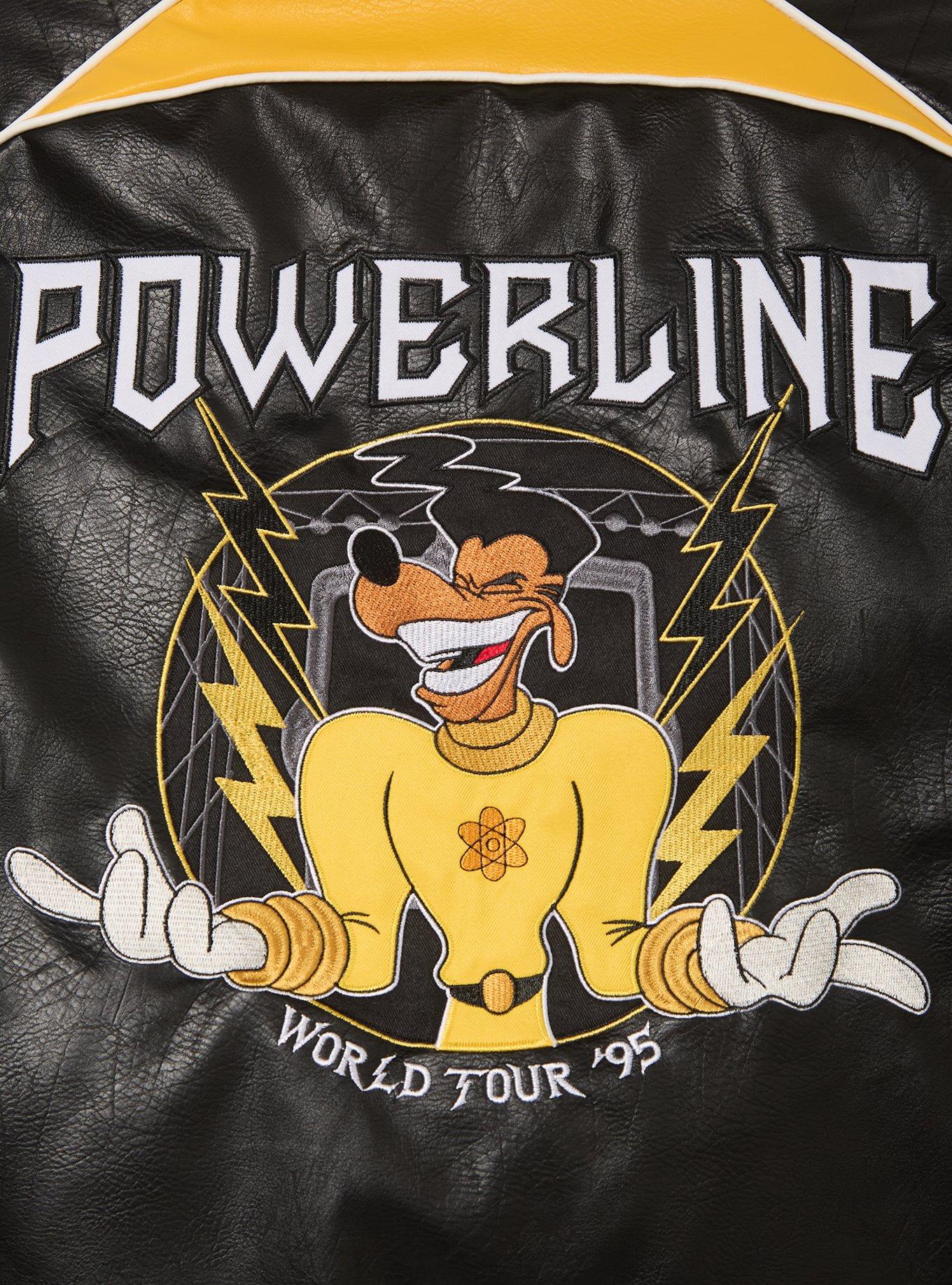 Disney A Goofy Movie Powerline Leather Jacket - BoxLunch Exclusive, BLACK, alternate - view 4