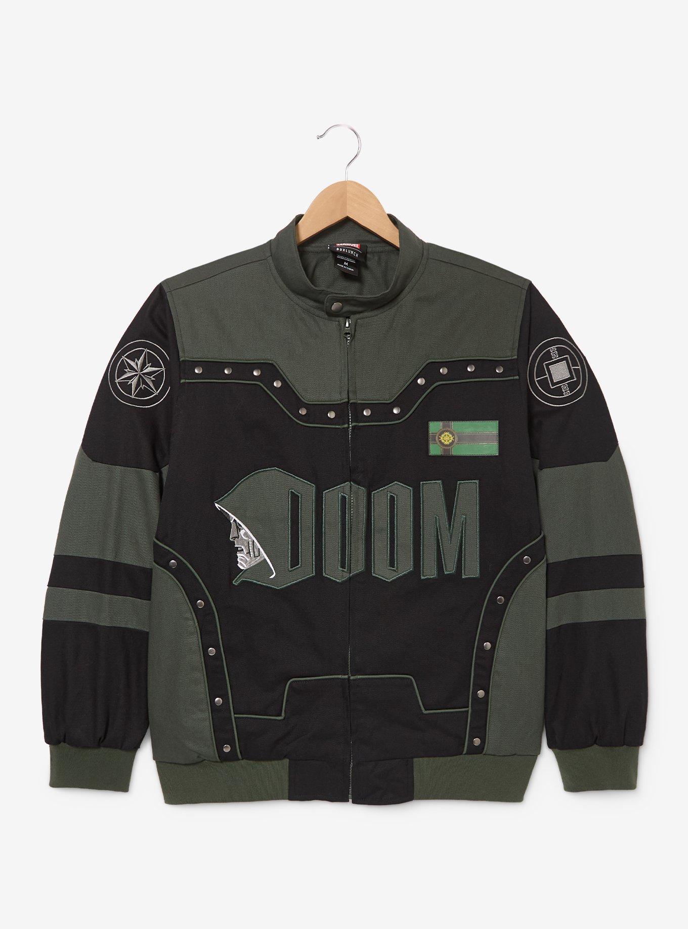 Marvel Avengers: Doomsday Doctor Doom Moto Jacket - BoxLunch Exclusive, BLACK, alternate - view 2