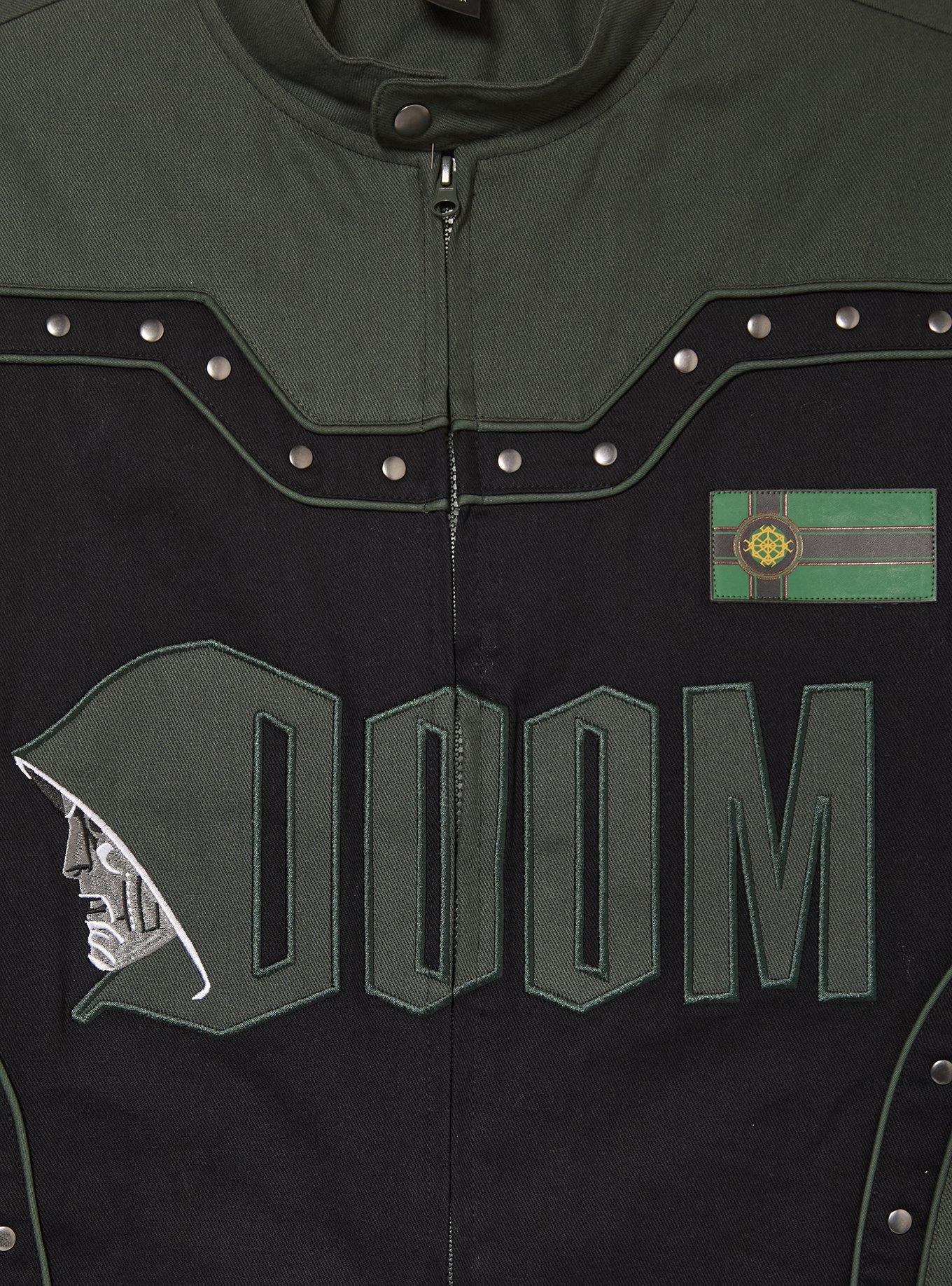Marvel Avengers: Doomsday Doctor Doom Moto Jacket - BoxLunch Exclusive, BLACK, alternate - view 4