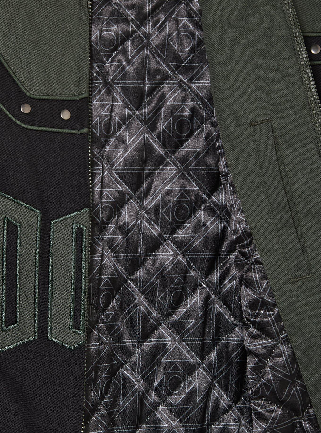 Marvel Avengers: Doomsday Doctor Doom Moto Jacket - BoxLunch Exclusive, BLACK, alternate - view 6