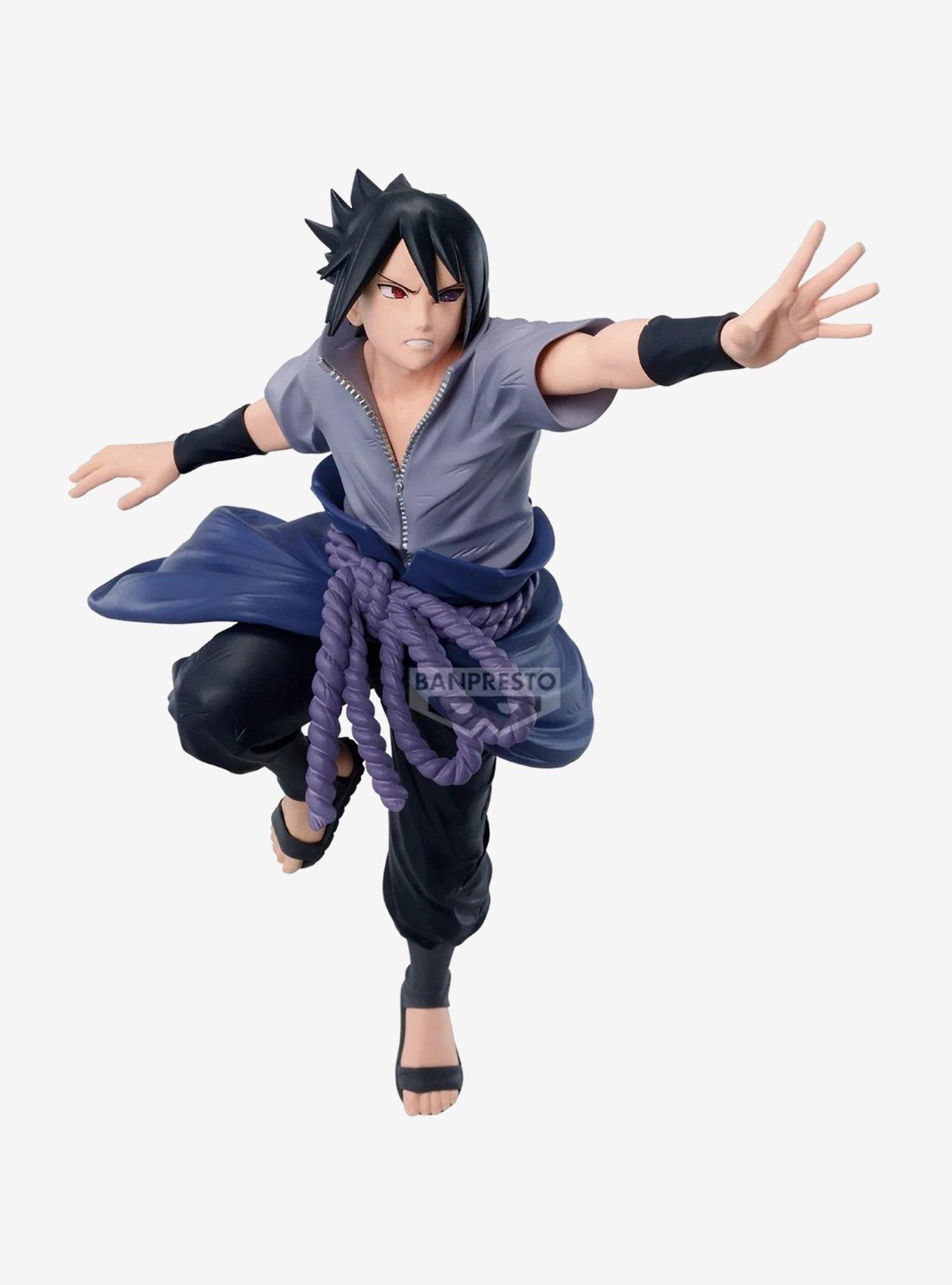 Bandai Namco Naruto Vibration Stars Naruto 72 Series Sasuke Uchiha Figure, , alternate - view 2