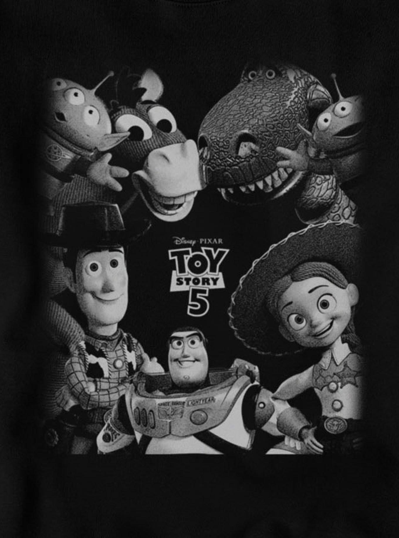 Disney Pixar Toy Story 5 Grayscale Group Sweatshirt Her Universe Exclusive, , hi-res