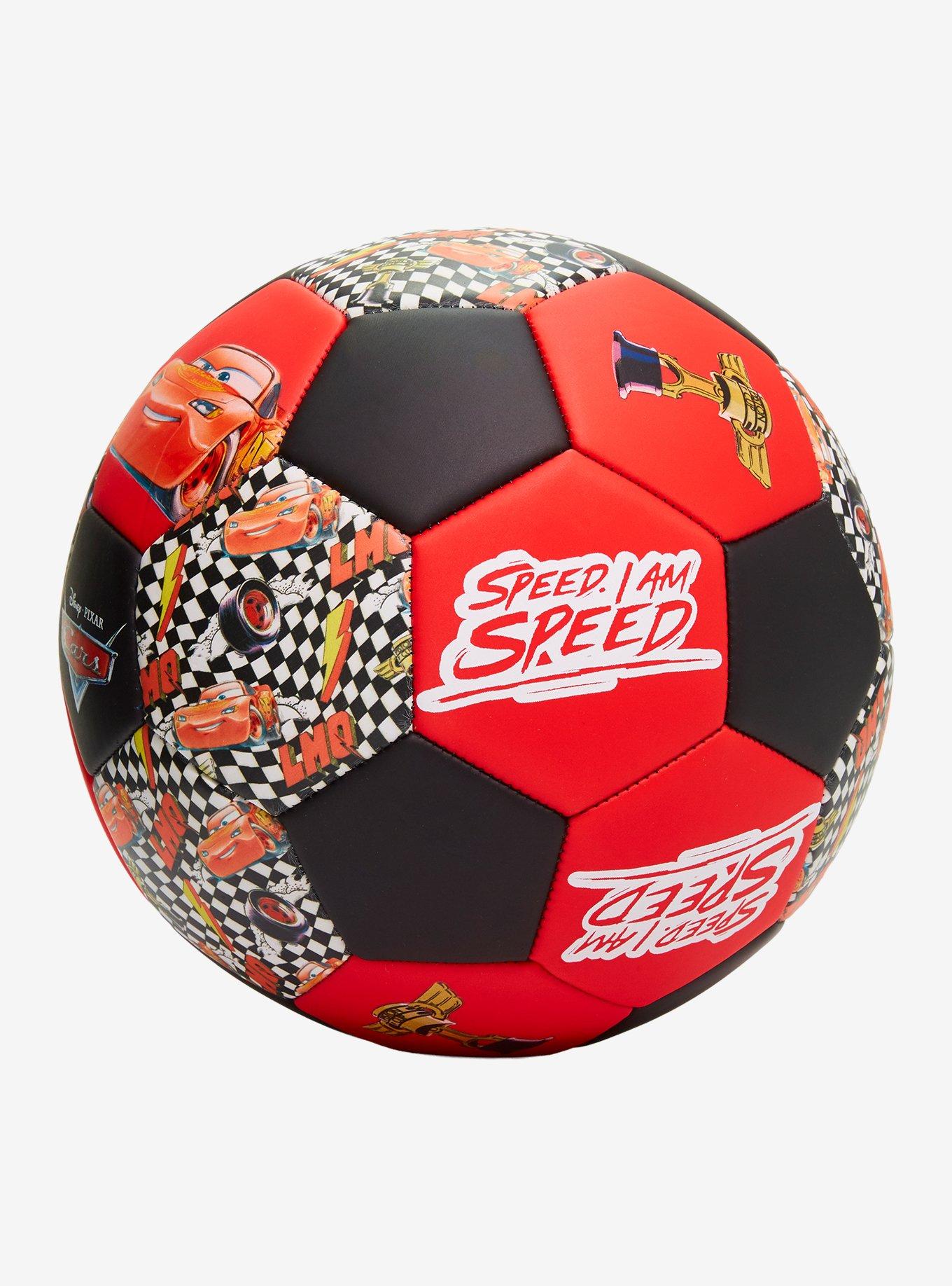 Disney Pixar Cars Lightning McQueen Checkered Size Five Soccer Ball - BoxLunch Exclusive