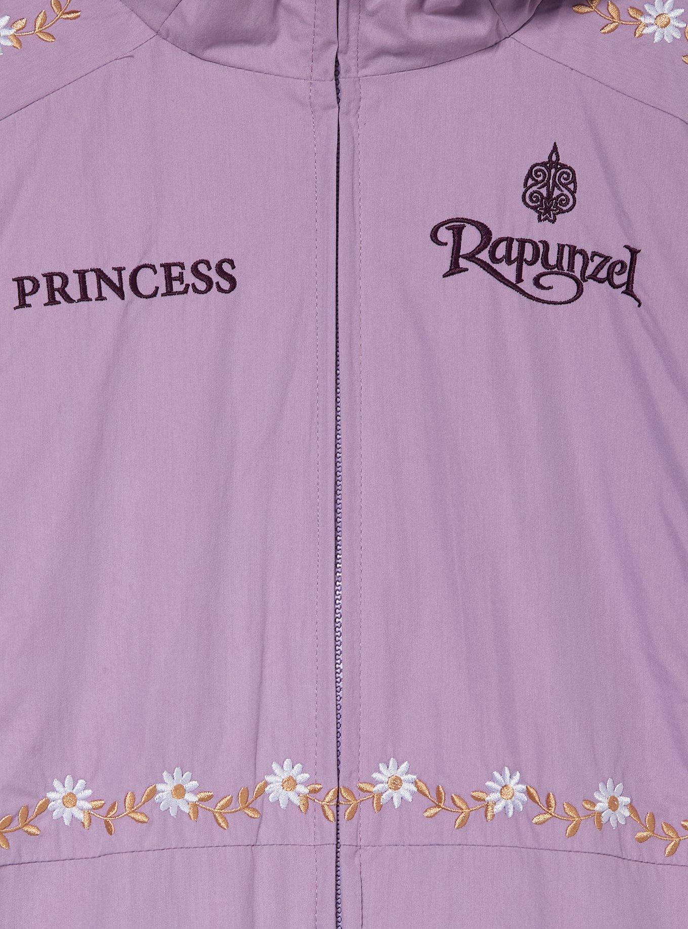 Disney Princess Rapunzel Floral Women's Plus Size Cropped Windbreaker - BoxLunch Exclusive, , alternate - view 3