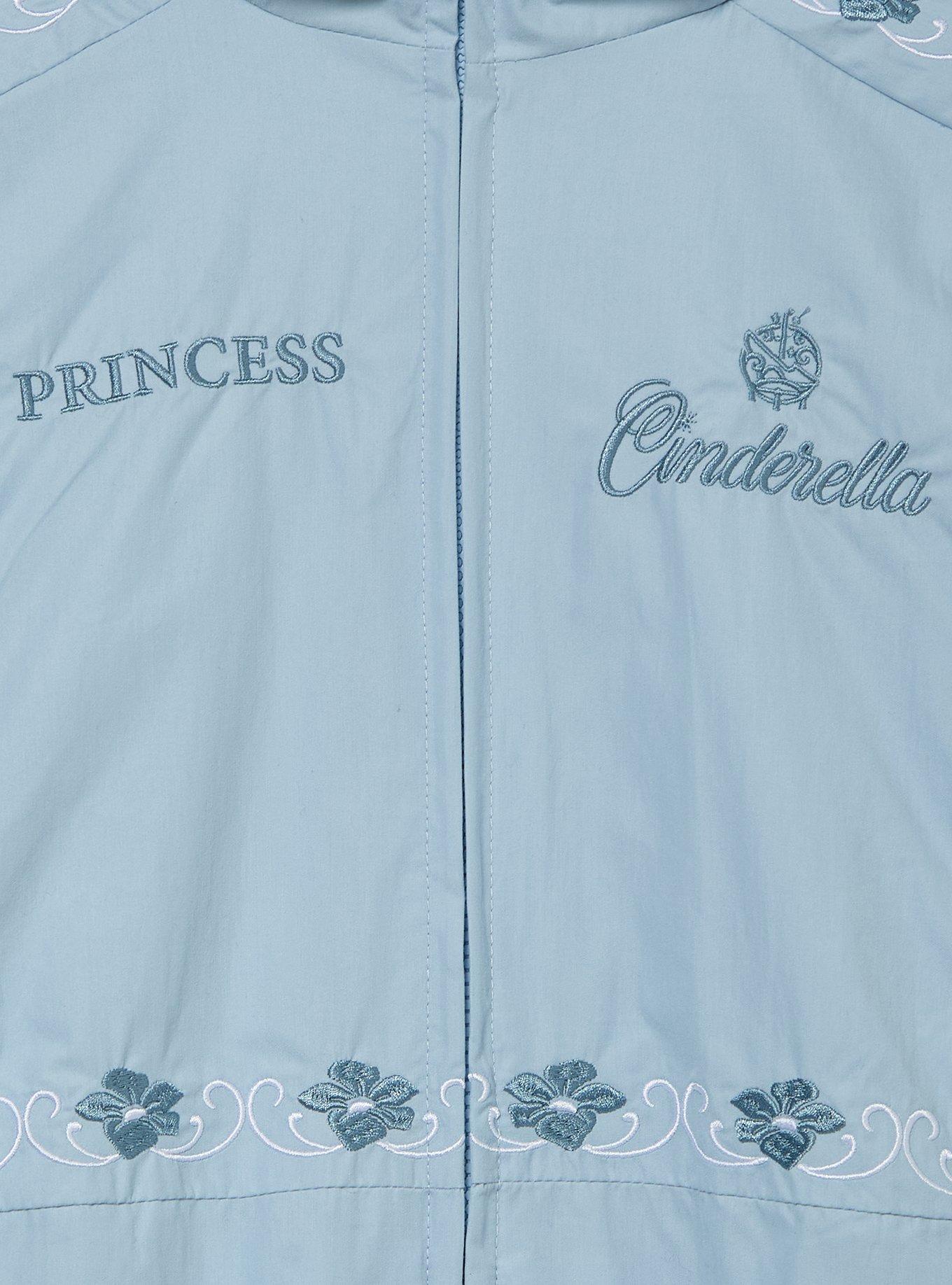 Disney Princess Cinderella Floral Women's Plus Size Cropped Windbreaker - BoxLunch Exclusive, , alternate - view 3