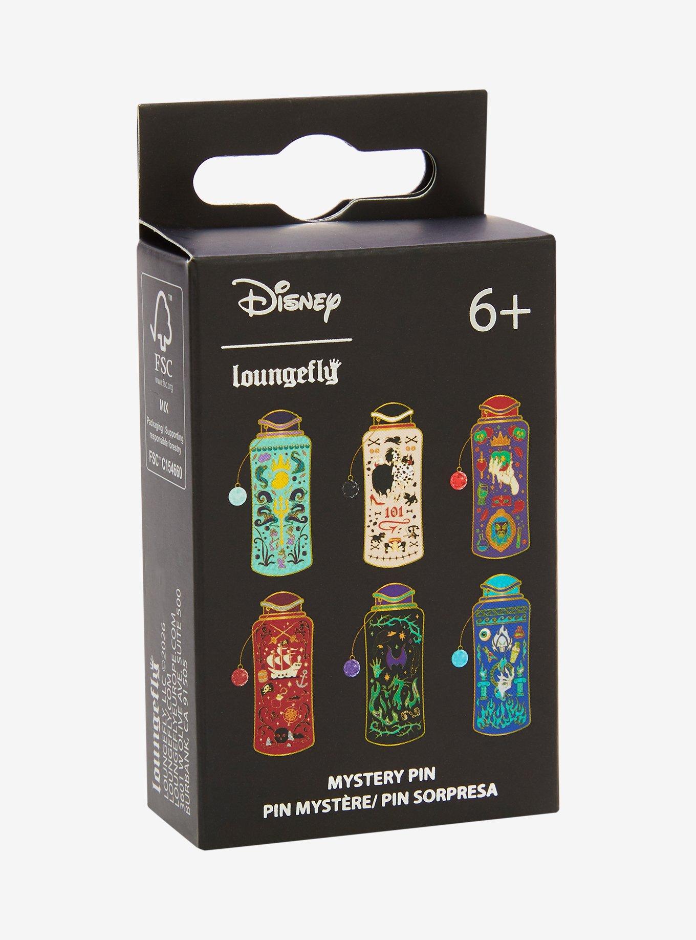 Loungefly Disney Villains Water Bottle Blind Box Enamel Pin - BoxLunch Exclusive, , alternate - view 2