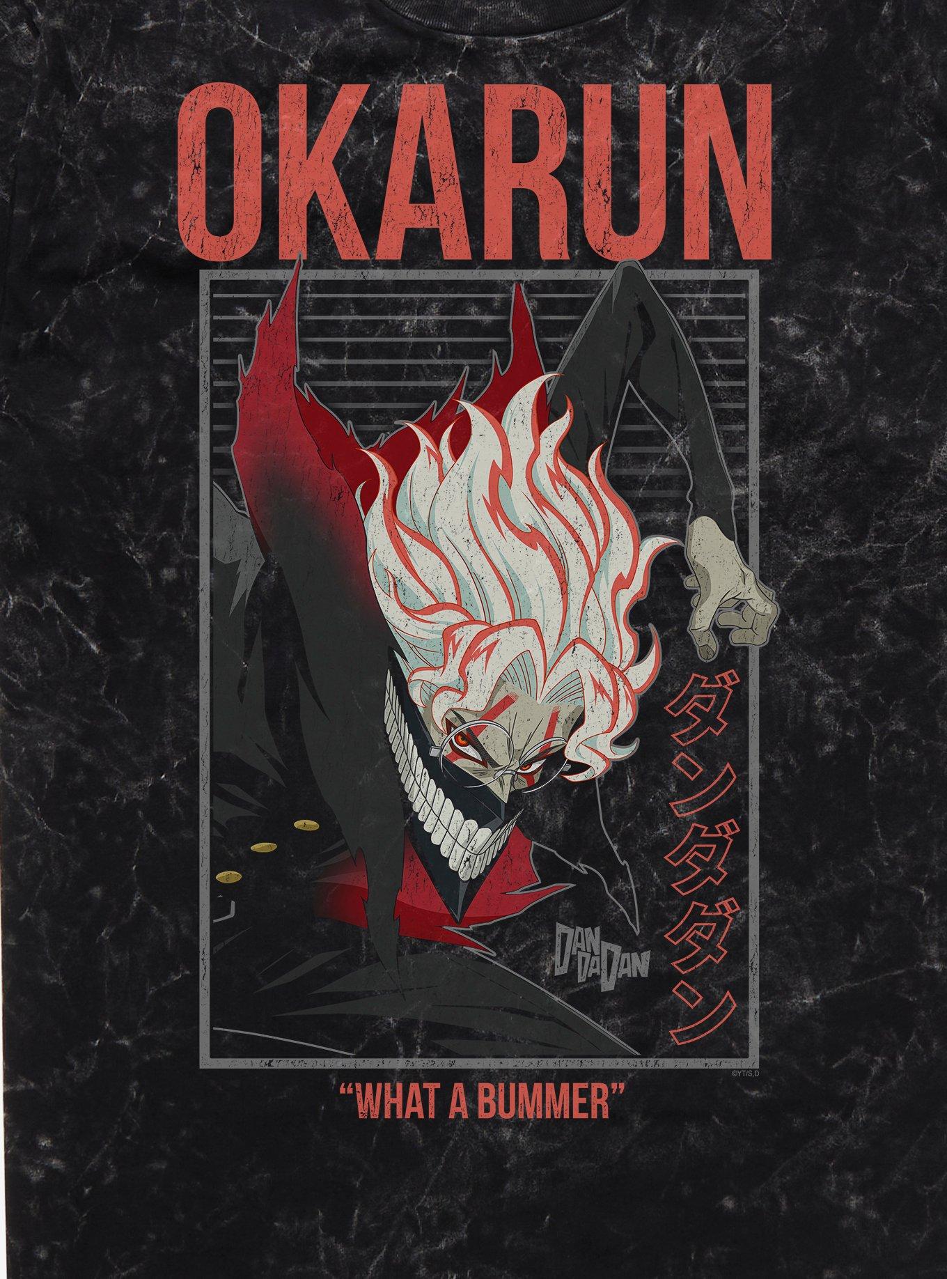 Dandadan Okarun What A Bummer Mineral Wash T-Shirt Hot Topic Exclusive, , hi-res
