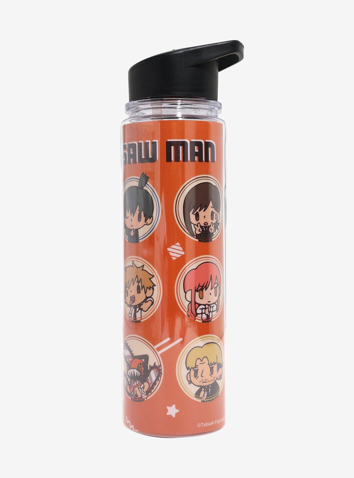 Chainsaw Man Chibi Group Water Bottle, , hi-res
