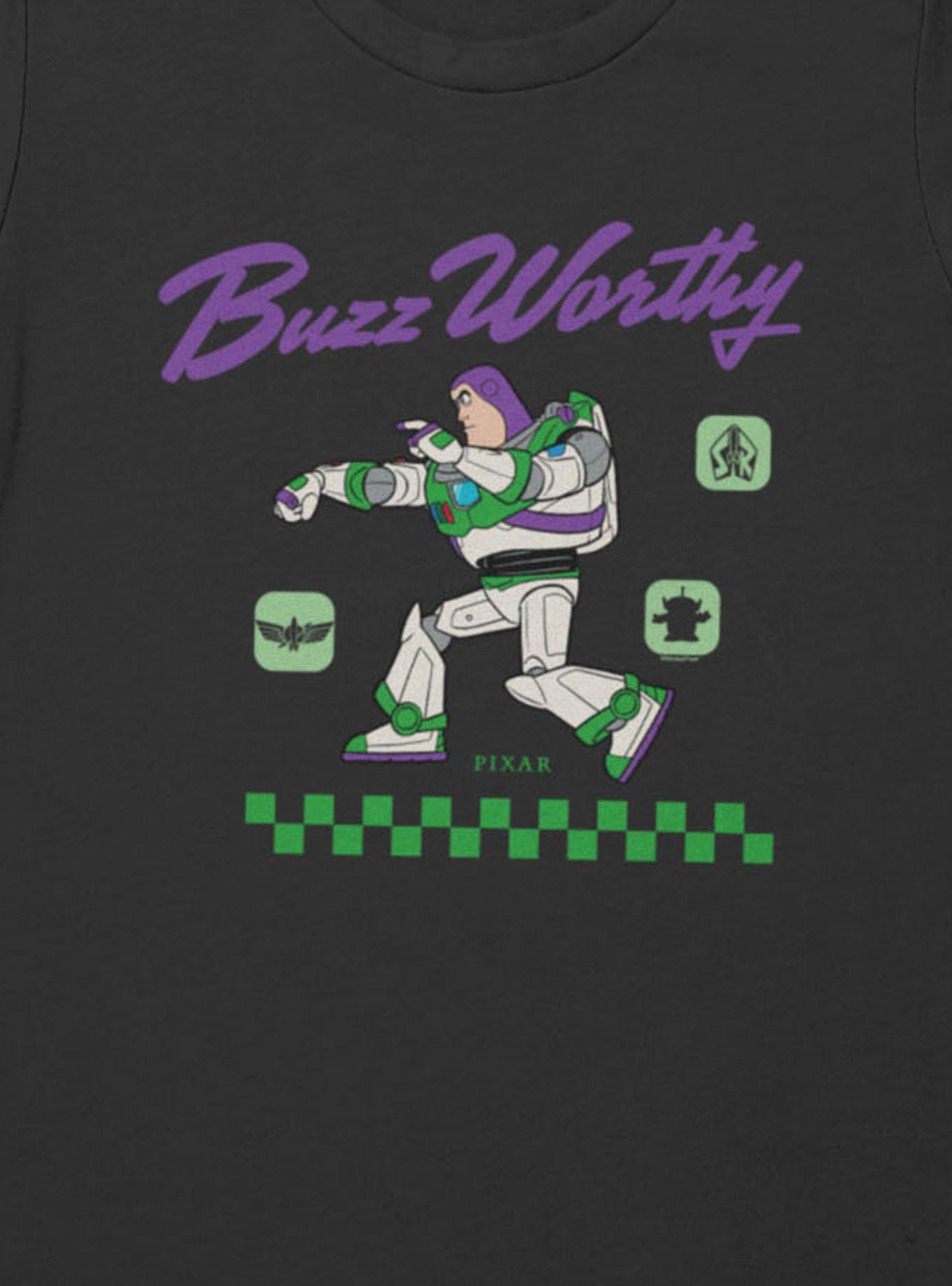 Disney Pixar Toy Story 5 Buzz Lightyear Buzz Worthy Laser Womens T-Shirt Her Universe Exclusive, , hi-res