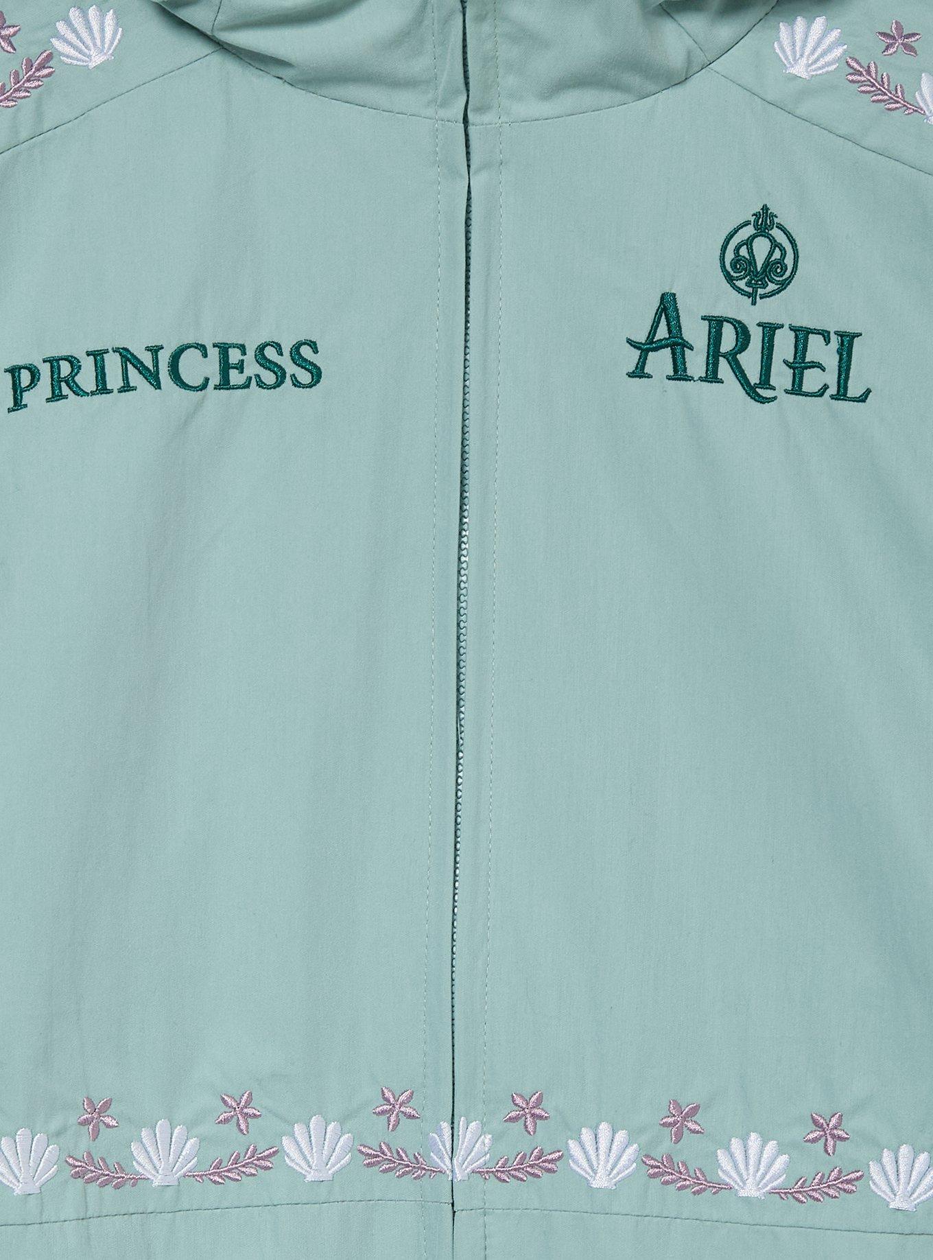 Disney Princess Ariel Floral Women's Cropped Windbreaker - BoxLunch Exclusive, , alternate - view 3