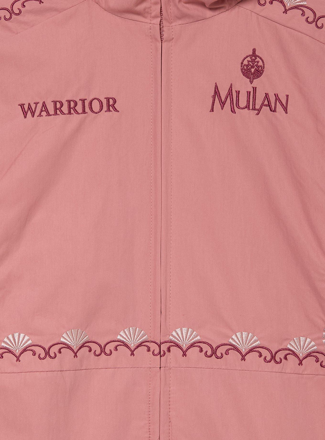 Disney Mulan Floral Women's Cropped Windbreaker - BoxLunch Exclusive, , alternate - view 3