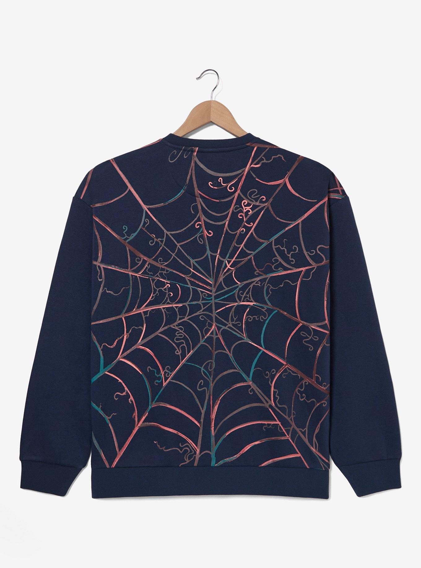 Peach Momoko Marvel Spider-Man Women's Crewneck &mdash; BoxLunch Exclusive, , alternate - view 2