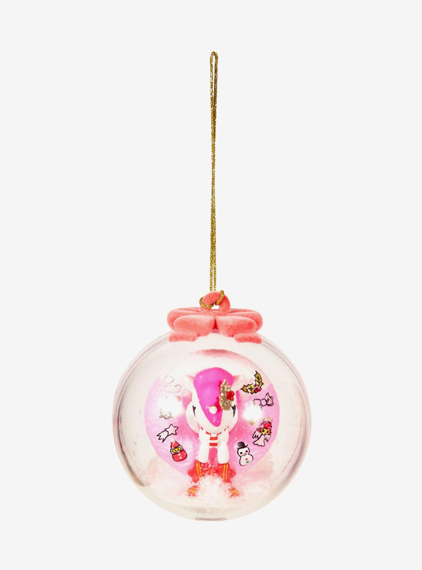 tokidoki Unicorno Holiday Sparkle Blind Box Snow Globe Ornament, , alternate - view 4