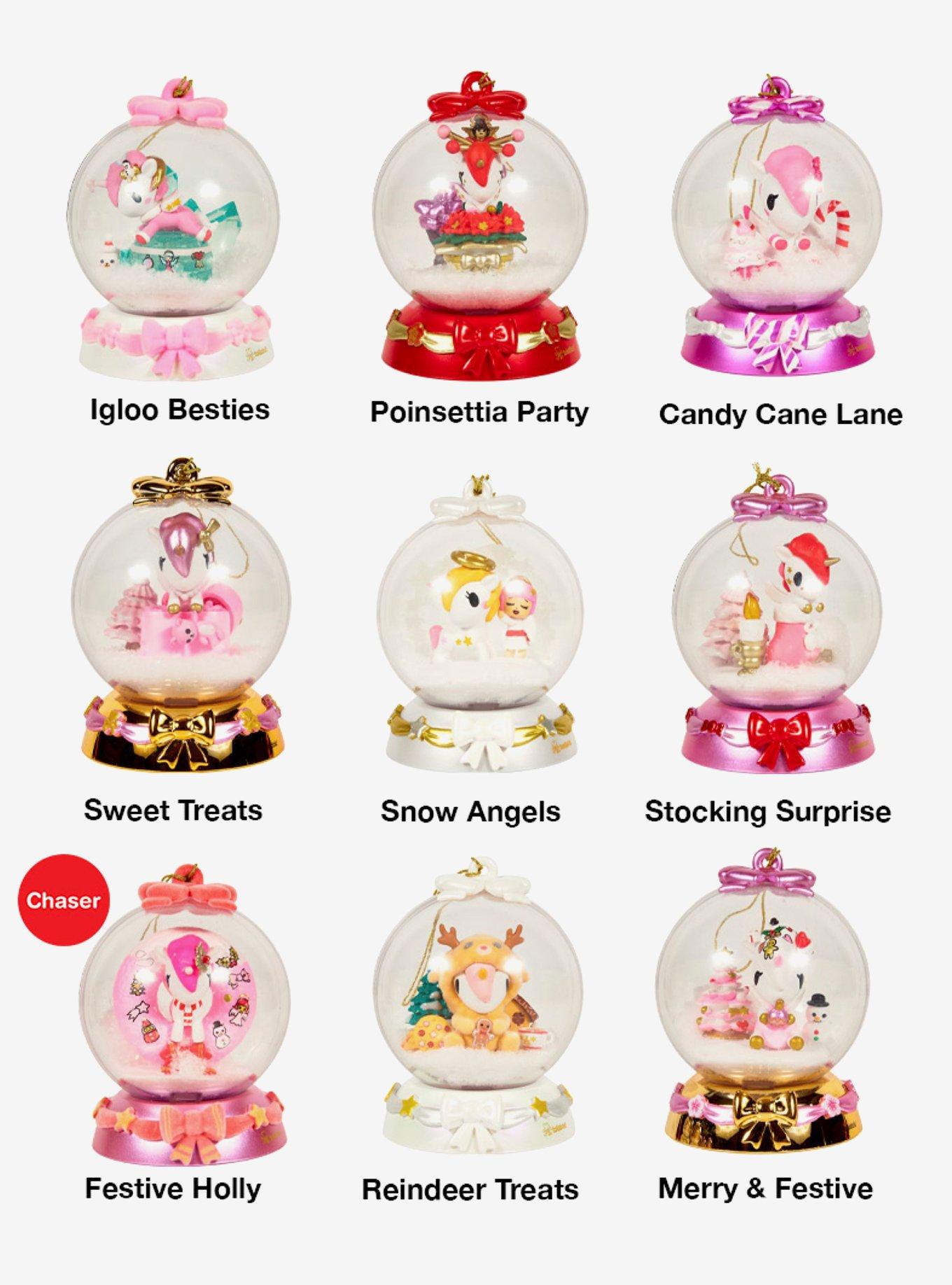tokidoki Unicorno Holiday Sparkle Blind Box Snow Globe Ornament, , alternate - view 6