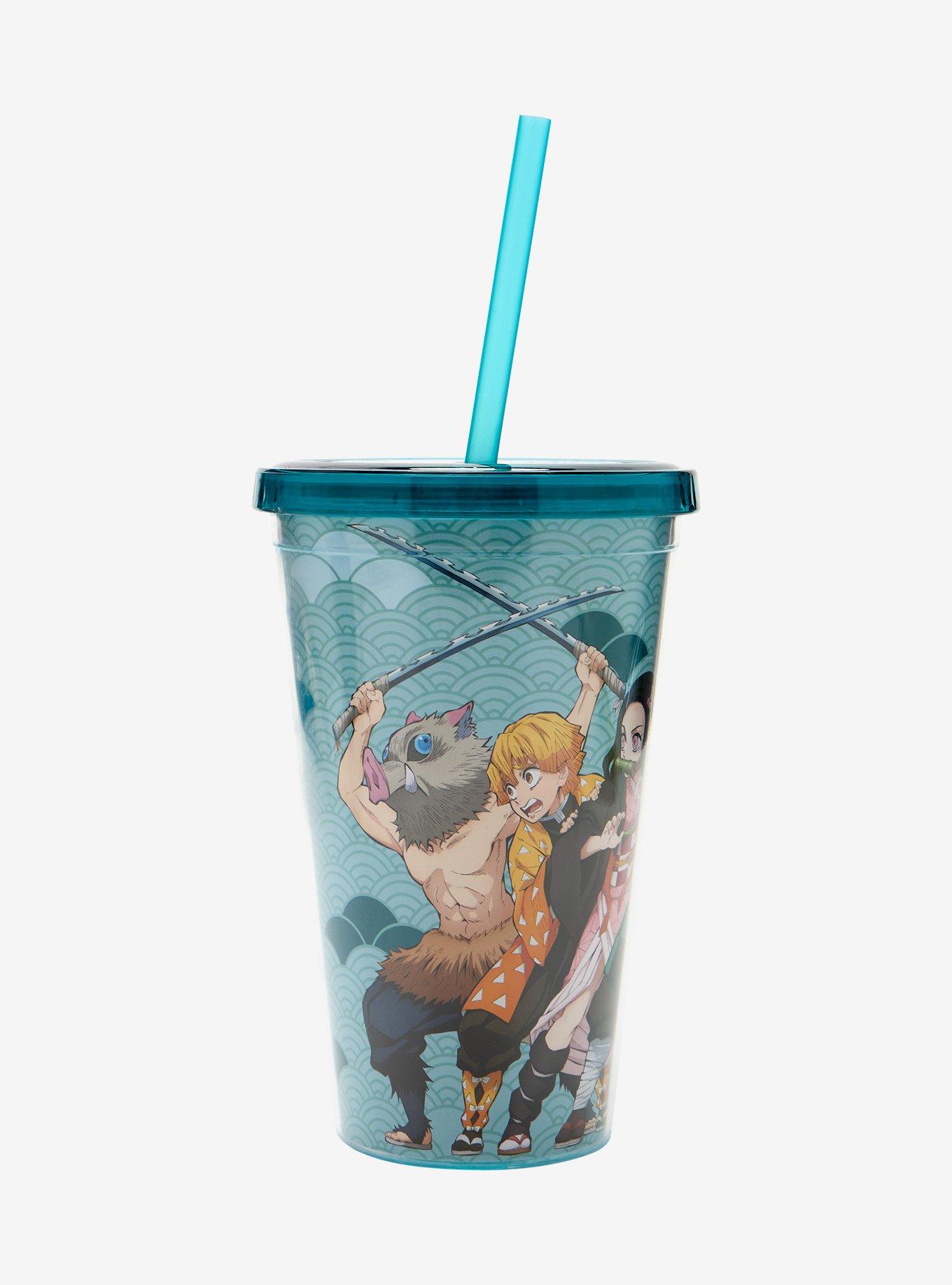 Demon Slayer: Kimetsu No Yaiba Group Acrylic Travel Cup, , hi-res