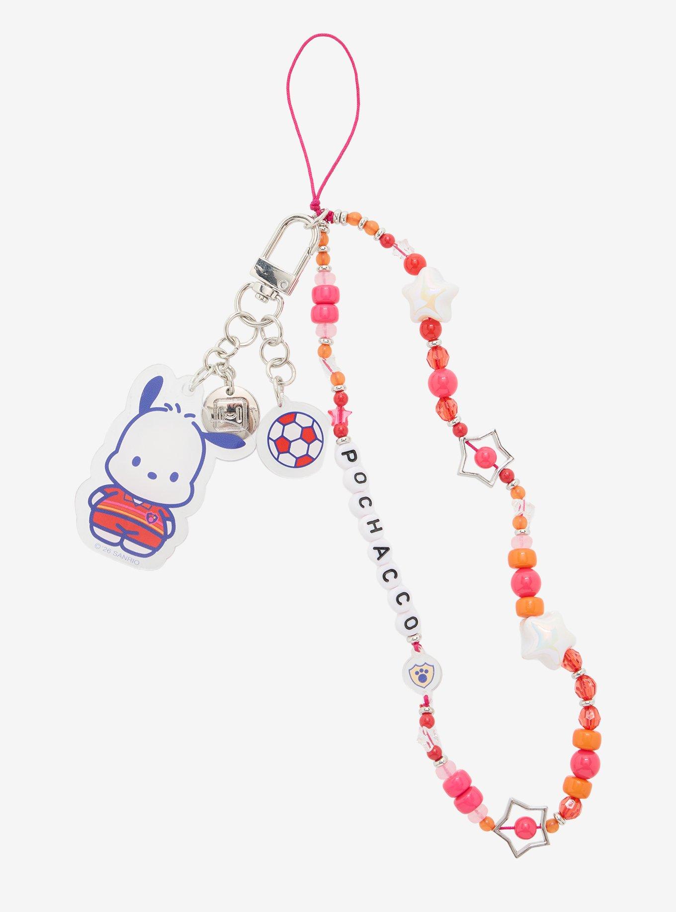 Hamee Pochacco Soccer Bead Phone Charm, , hi-res