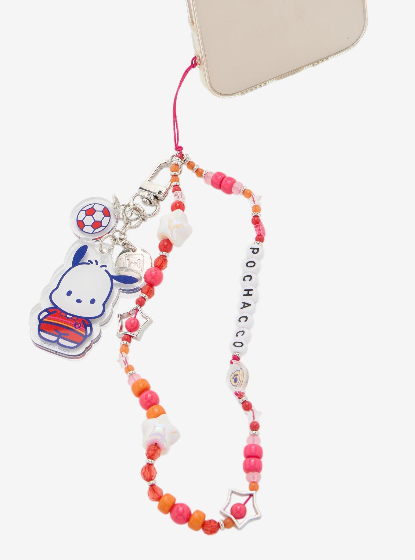 Hamee Pochacco Soccer Bead Phone Charm, , alternate - view 3