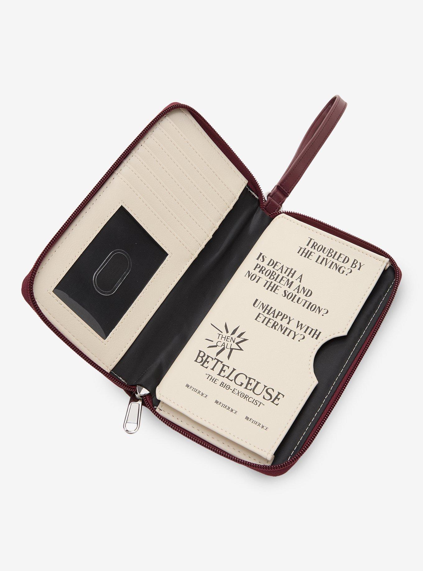 Beetlejuice Handbook For The Recently Deceased Tech Wallet Hot Topic Exclusive, , alternate - view 4