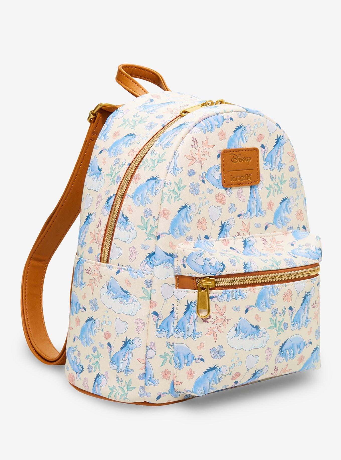 Loungefly Disney Winnie The Pooh Eeyore Flowers Mini Backpack Hot Topic Exclusive, , alternate - view 2