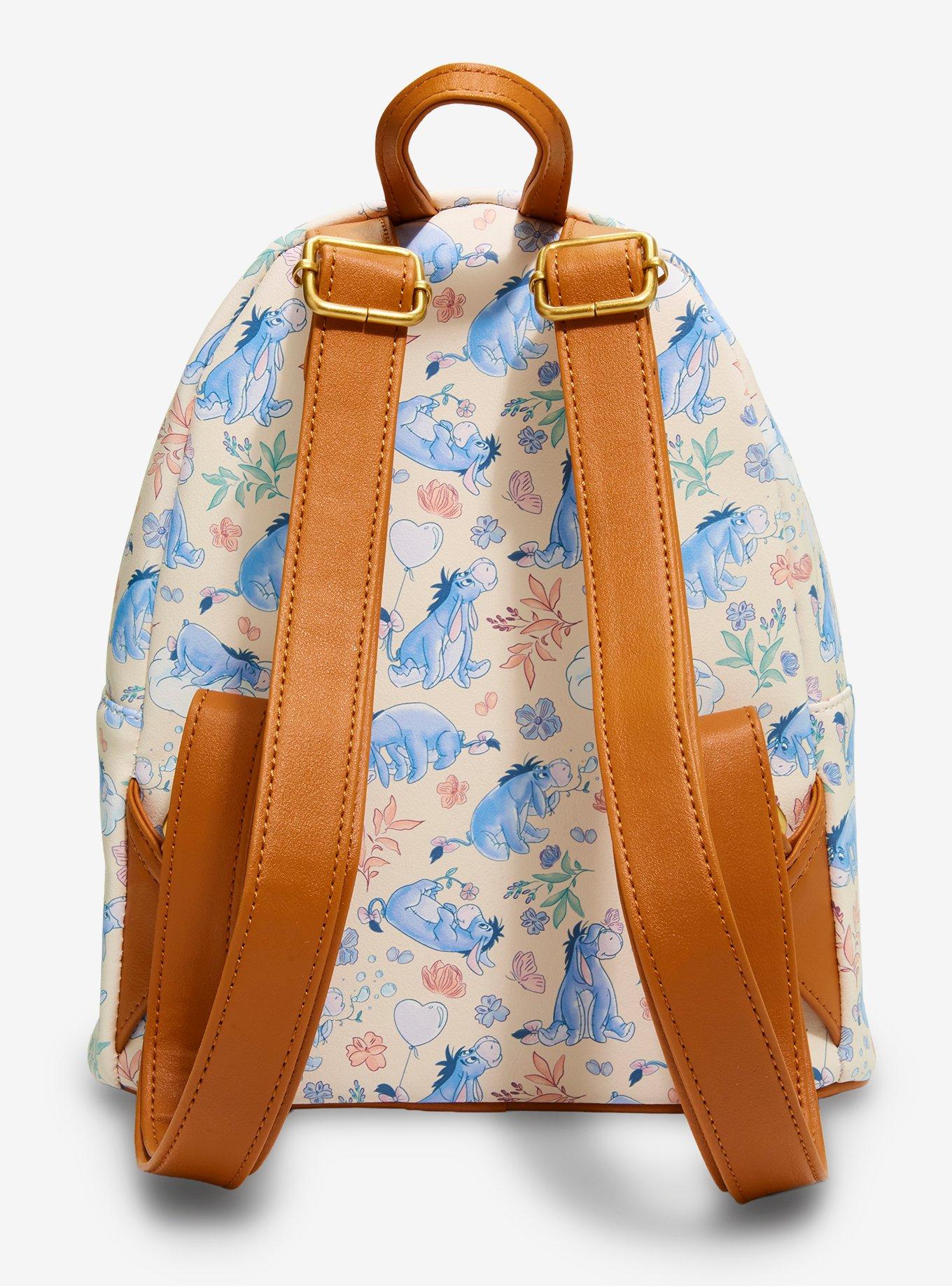 Loungefly Disney Winnie The Pooh Eeyore Flowers Mini Backpack Hot Topic Exclusive, , alternate - view 3