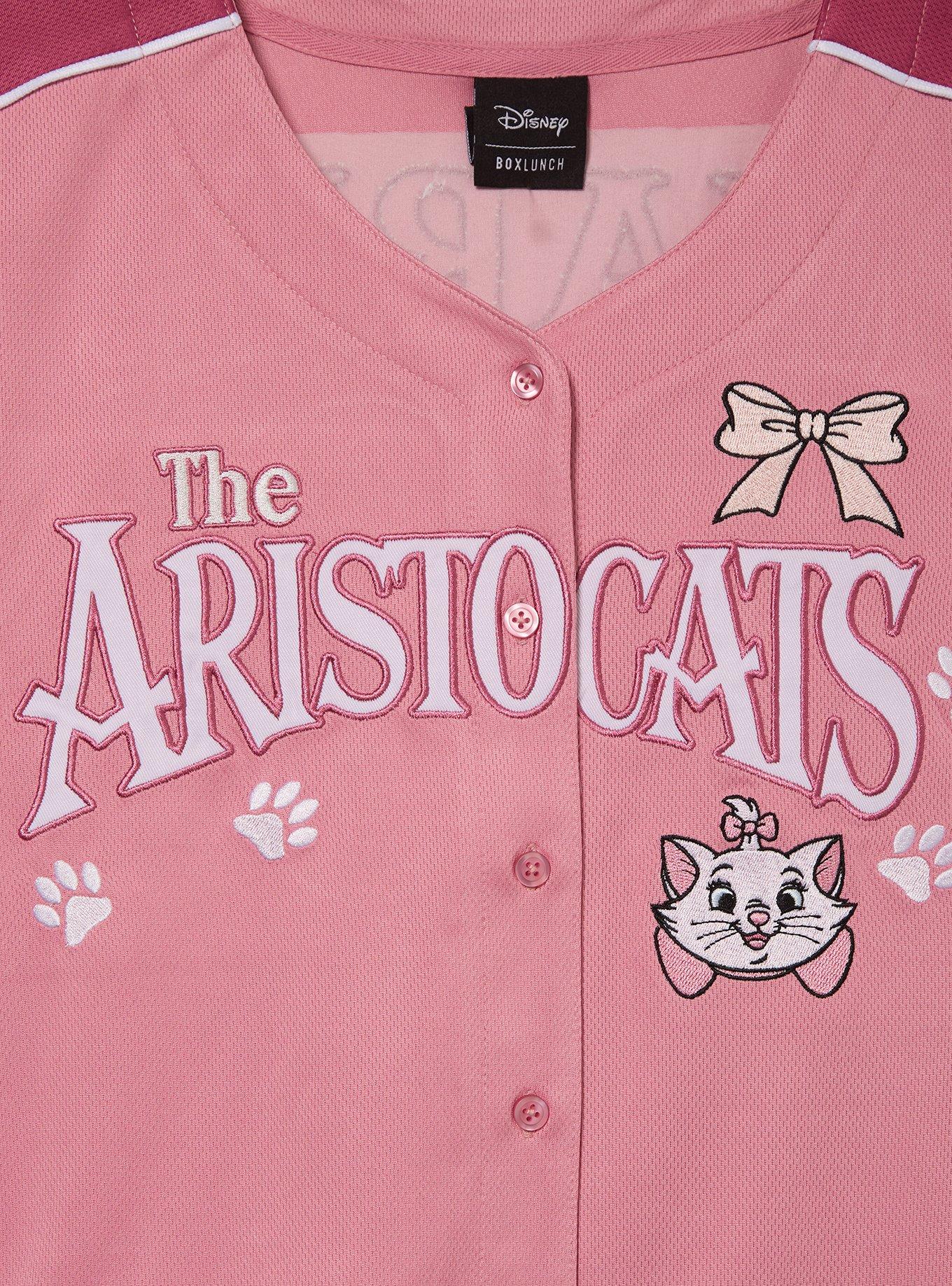 Disney The Aristocats Marie Women's Cropped Baseball Jersey - BoxLunch Exclusive, , alternate - view 3