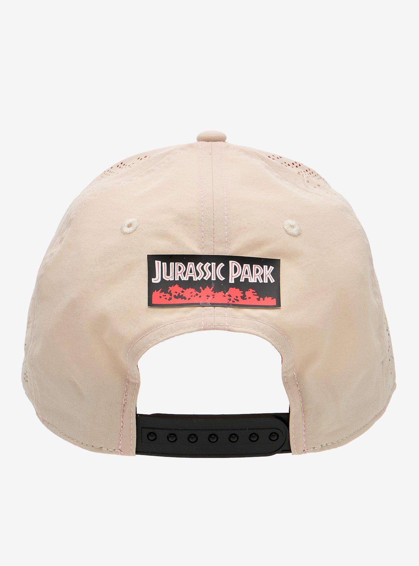 Jurassic Park Rubber Patch Logo Dad Cap, , alternate - view 3