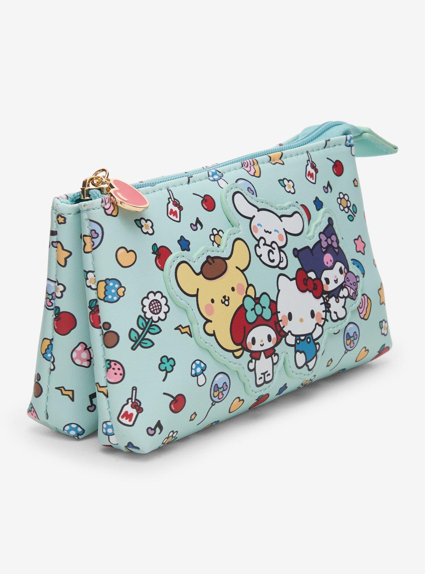 Sanrio Hello Kitty & Friends Allover Print Double Pouch - BoxLunch Exclusive