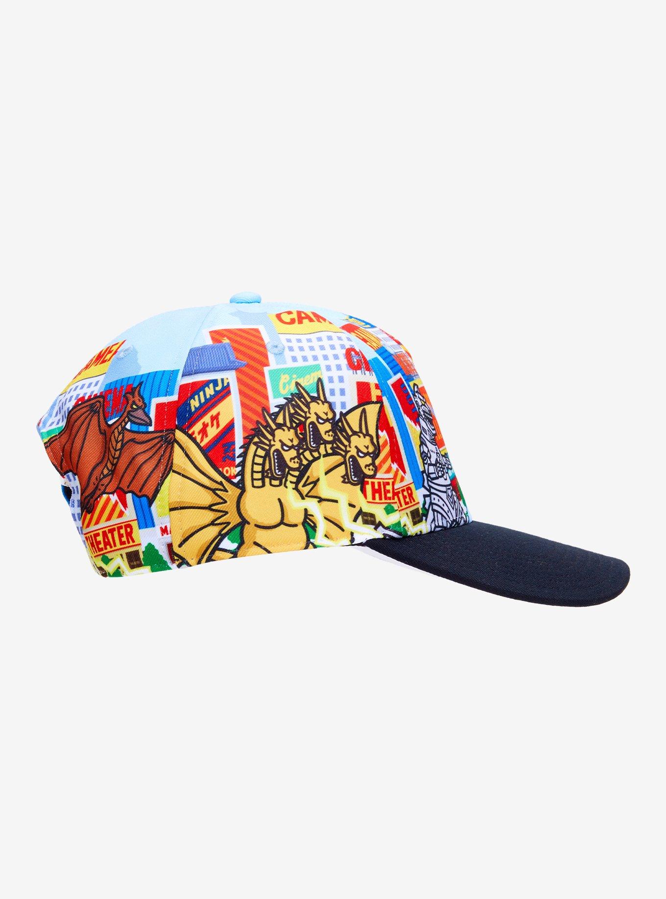 Godzilla City Snapback Hat, , alternate - view 3