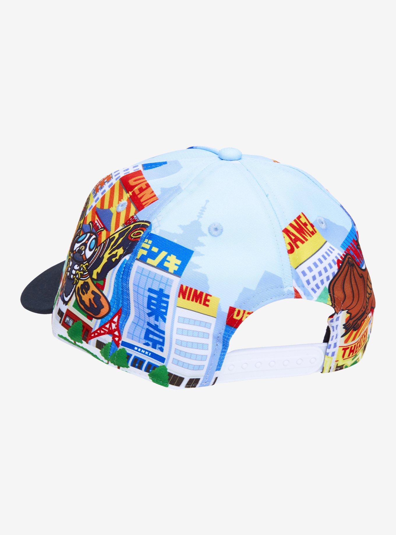 Godzilla City Snapback Hat, , alternate - view 4