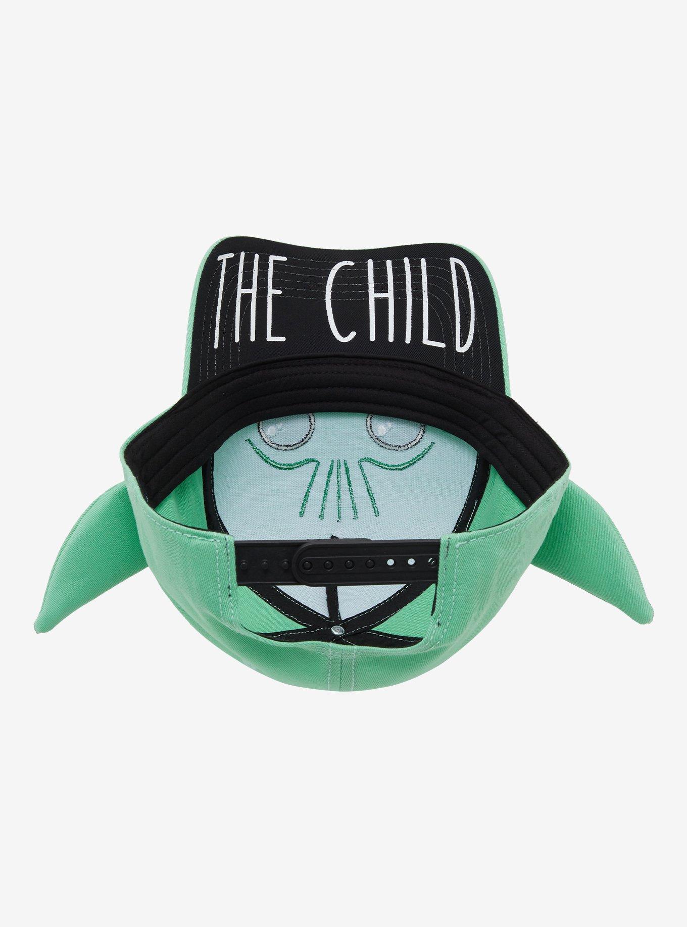 Star Wars The Mandalorian Grogu 3D Ear Snapback Hat, , alternate - view 3