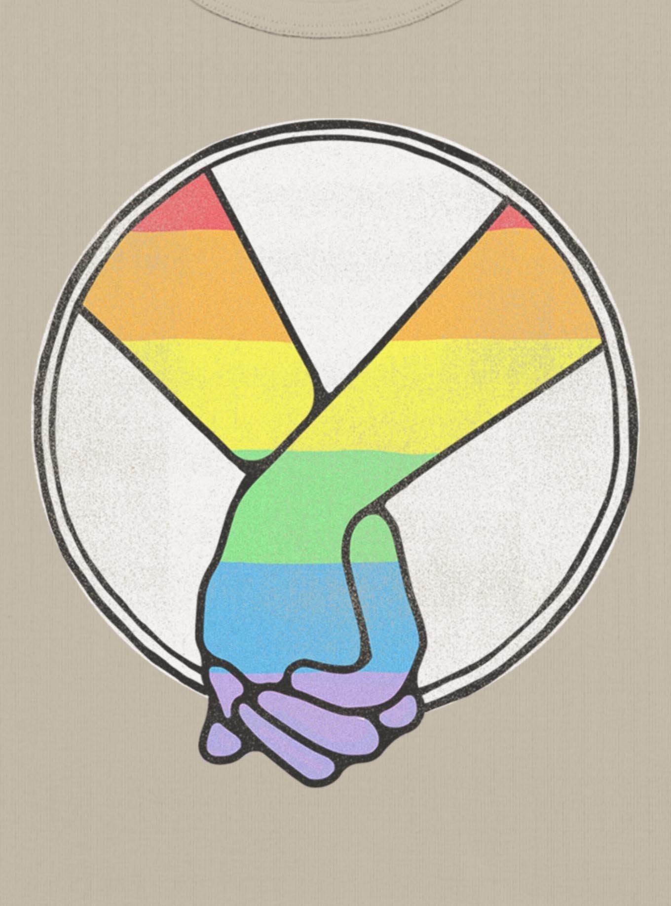 Holding Hands Pride Girls Baby T-Shirt, , hi-res